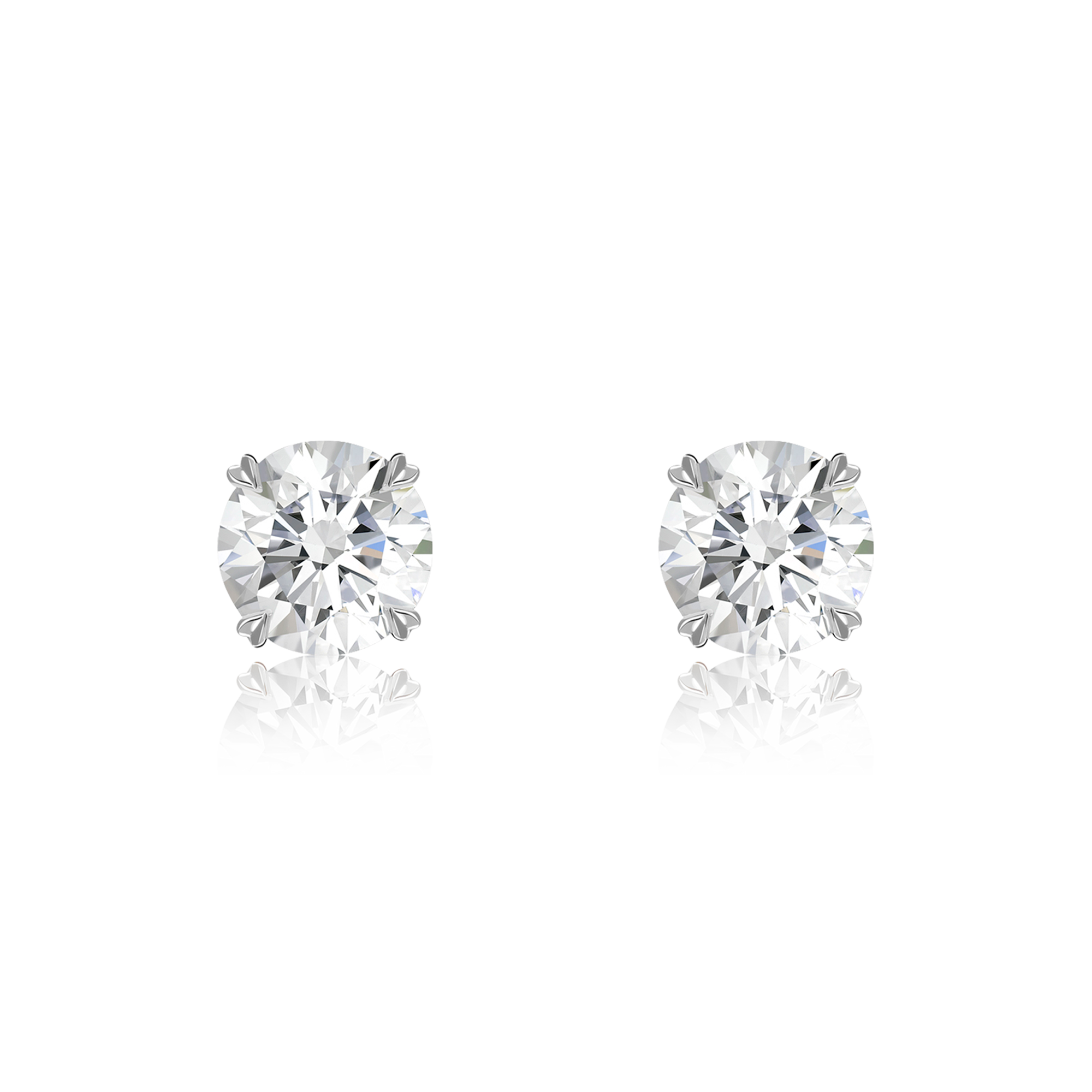 Windsor 2.13ct Diamond Stud Earrings Brilliant cut, Claw set_1