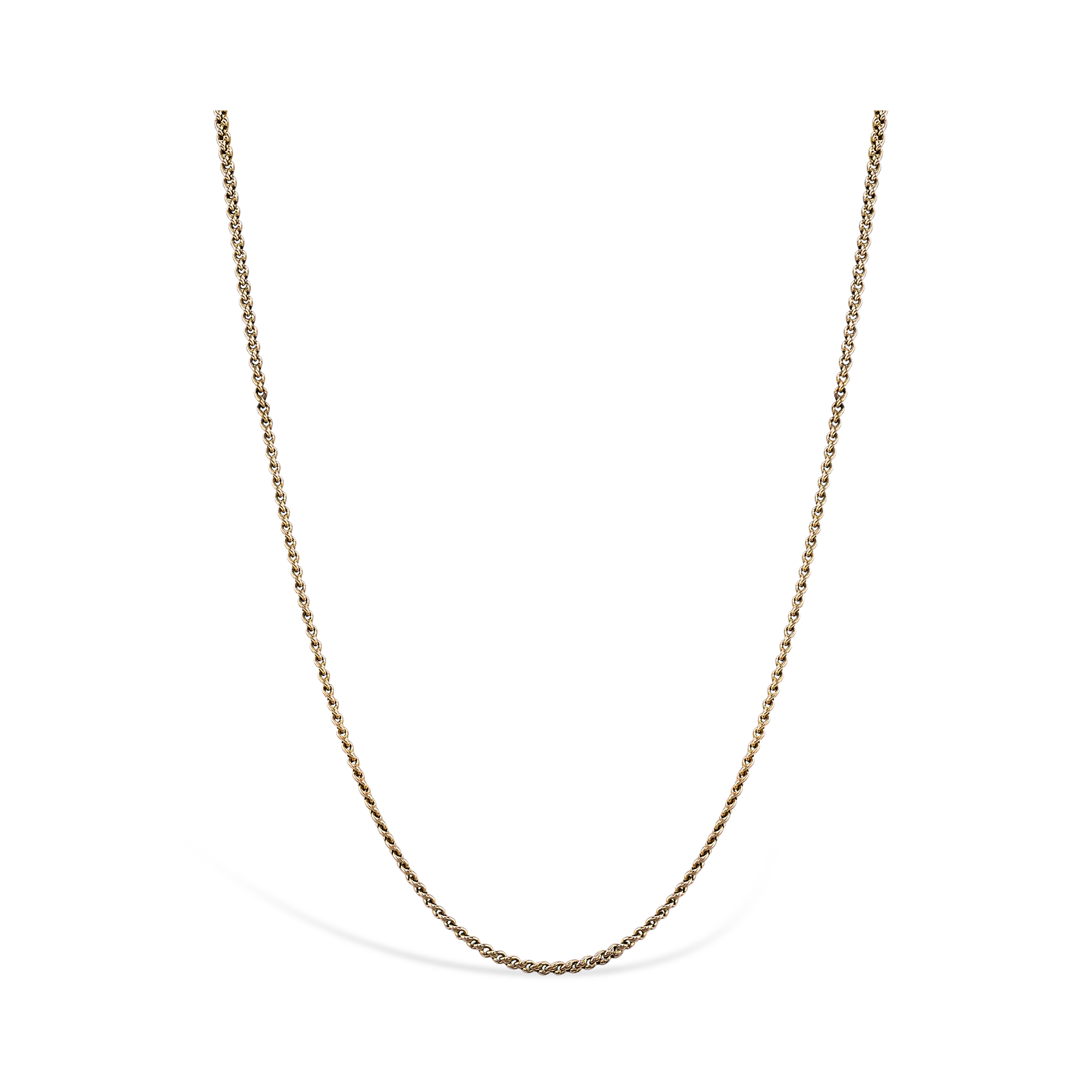 Victorian Muff Chain Necklace 60 Inch Chain_2