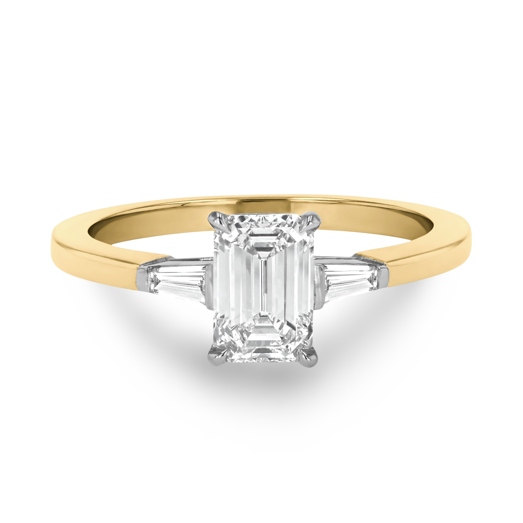 Regency 2.01ct Emerald Cut Diamond Ring Emerald Cut, Claw Set_2