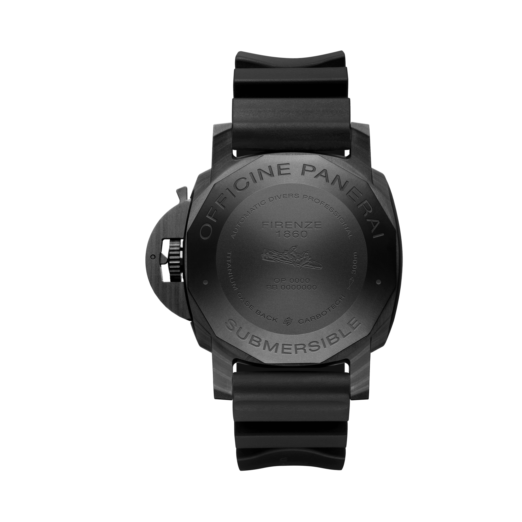 Submersible Carbotech™ - 42mm Black Dial, Baton Numerals_2