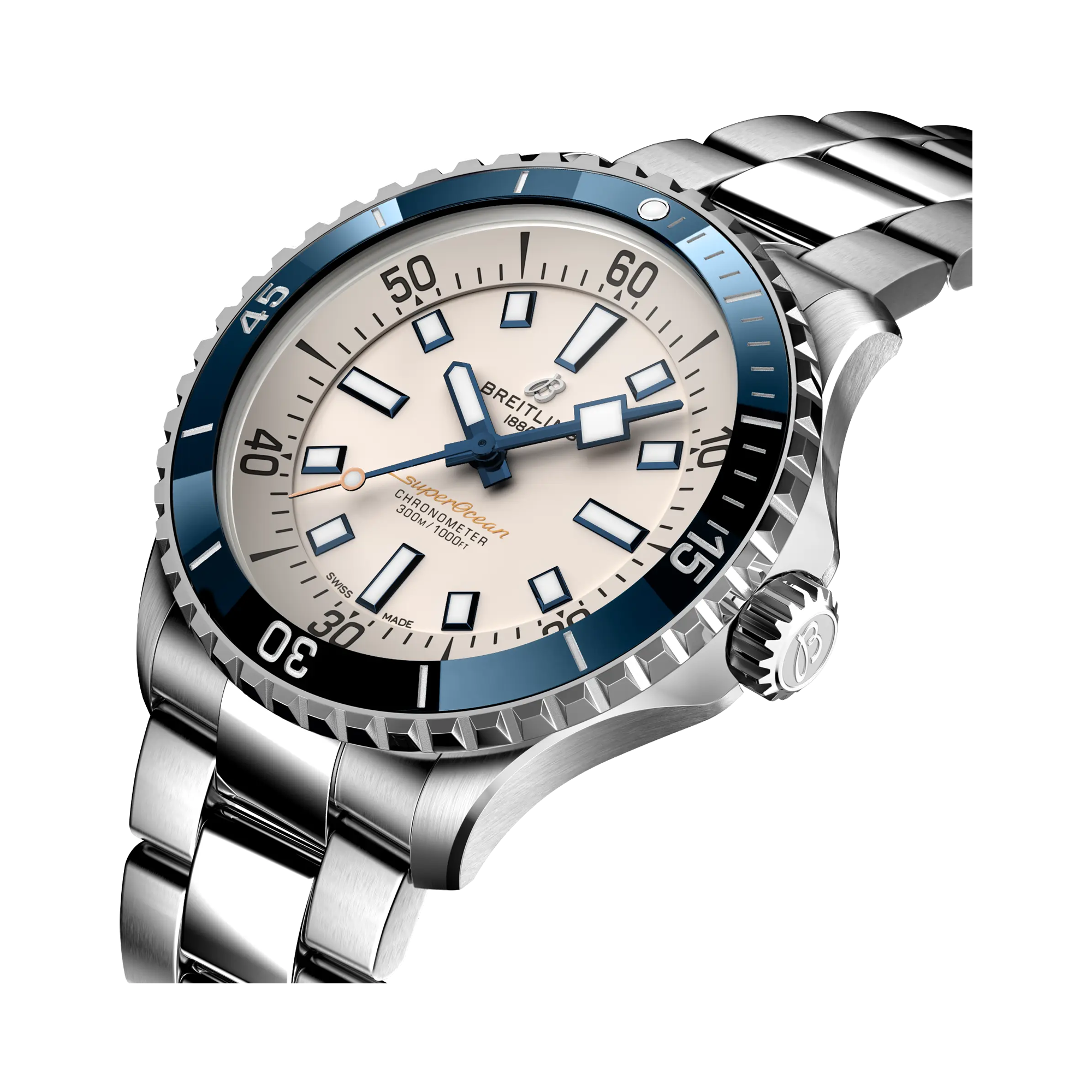 Breitling Superocean Automatic 44 42mm, White Dial, Arabic & Baton Numerals_2