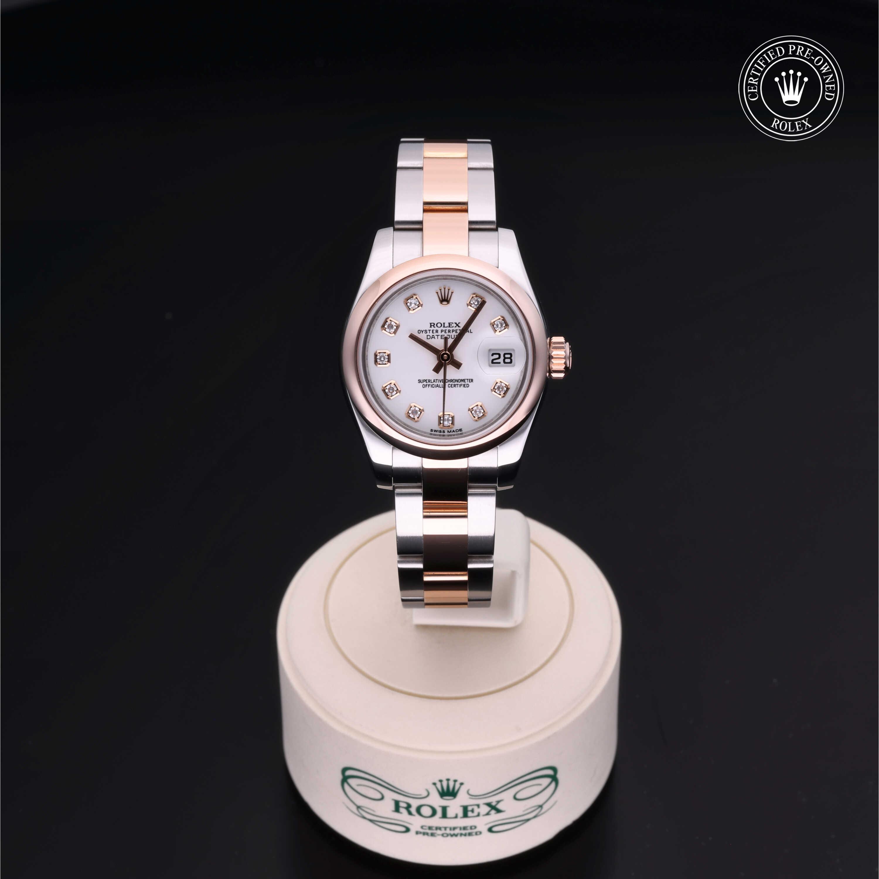 Lady-Datejust 26 2014, 26mm, Oystersteel and Everose gold