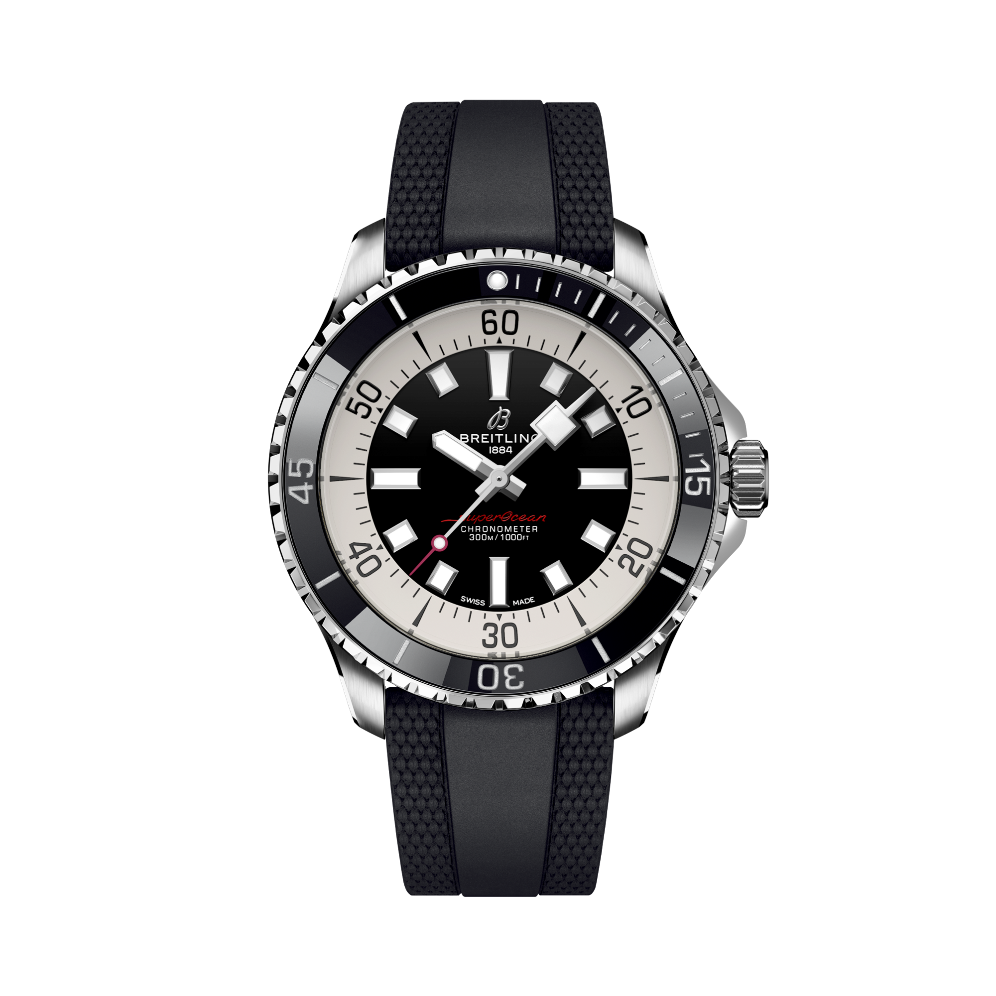 Breitling Superocean Automatic 44 44mm, Black Dial, Arabic & Baton Numerals_1