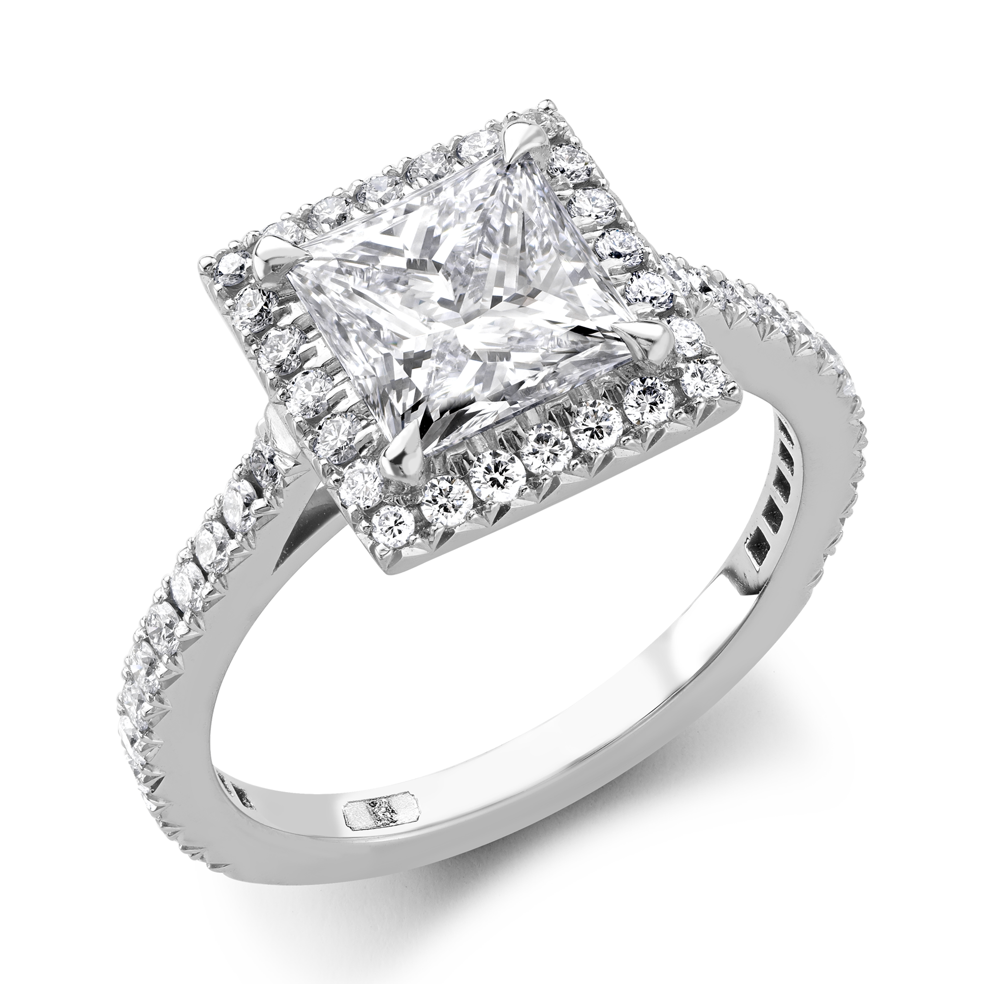Celestial 2.02ct Diamond Cluster Ring Princess Cut, Claw Set_1