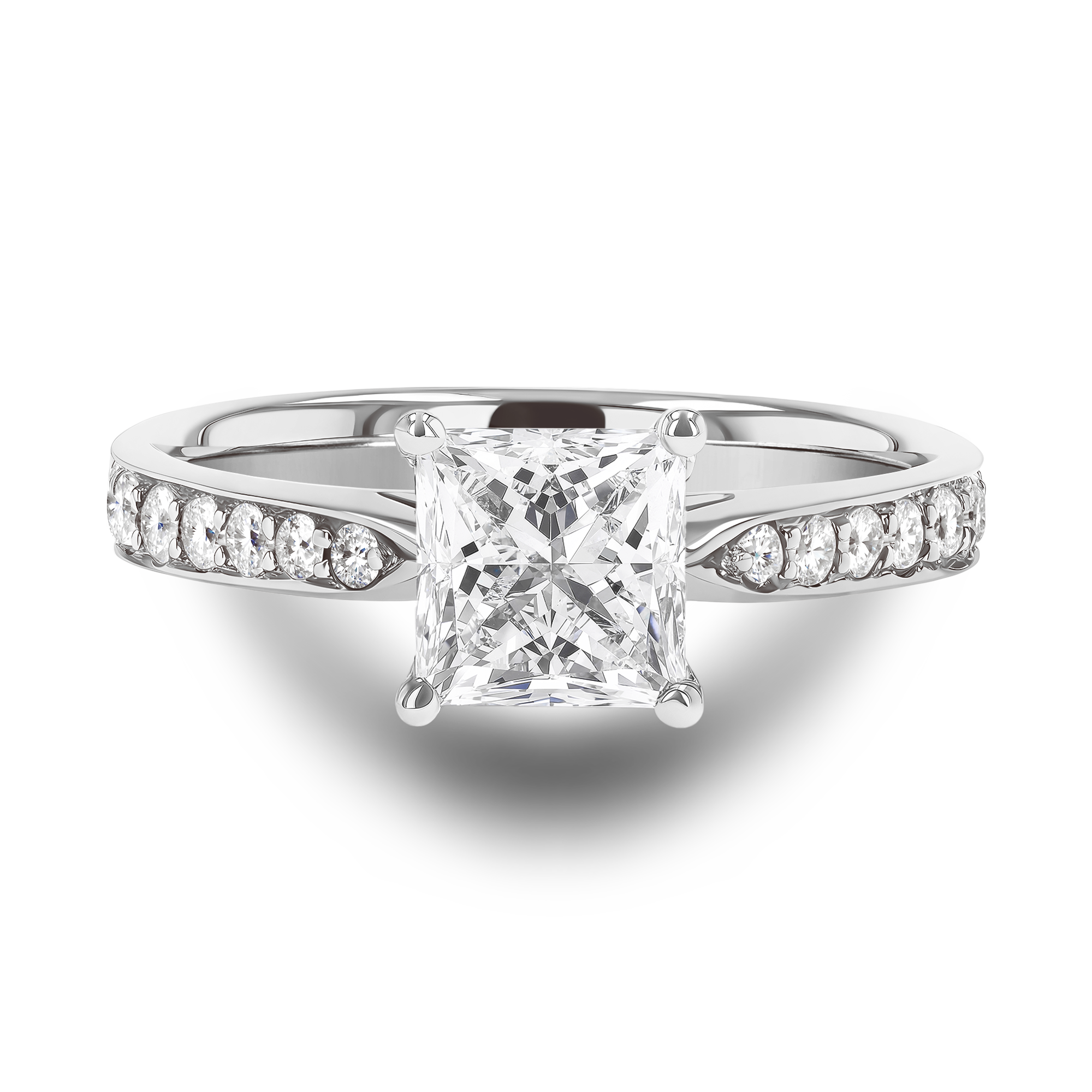 Duchess 0.22ct Princess Cut Diamond Ring Princess Cut, Claw Set_2