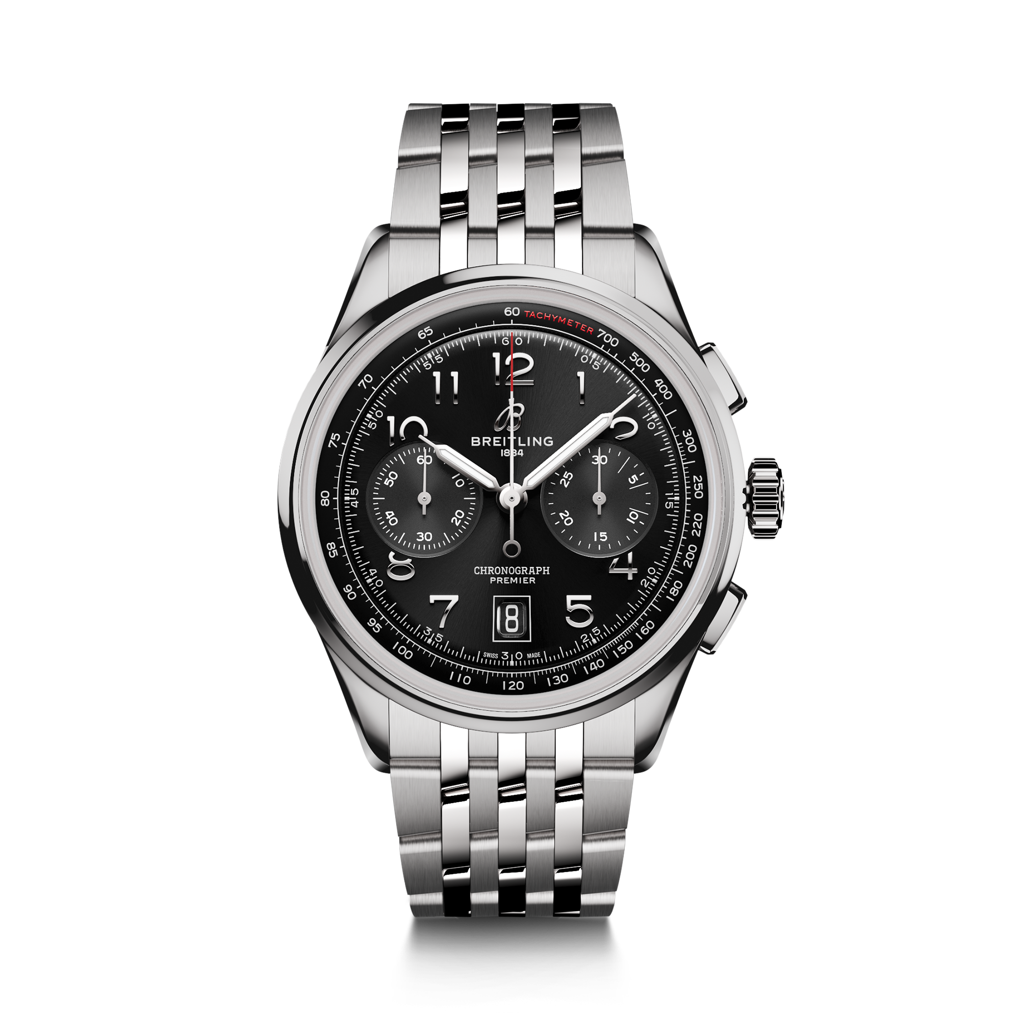 Breitling Premier BO1 Chronograph 42 42mm, Black Dial, Arabic Numerals_1