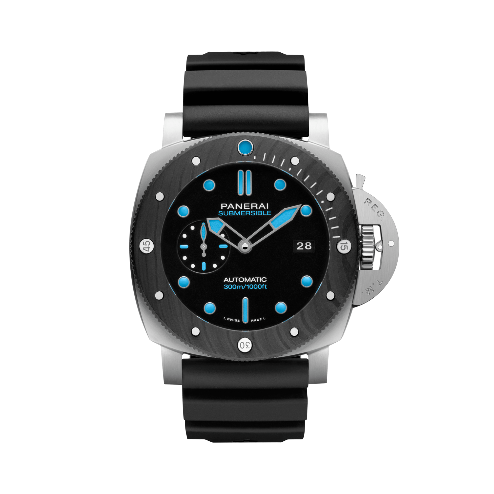 Submersible BMG-TECH™ - 47mm Black Dial, Baton Numerals_1