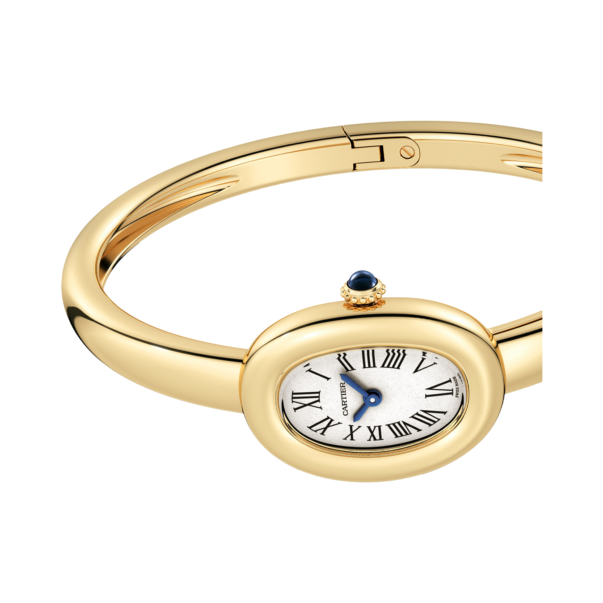 Cartier Baignoire Mini, Silver Dial, Roman Numerals_4