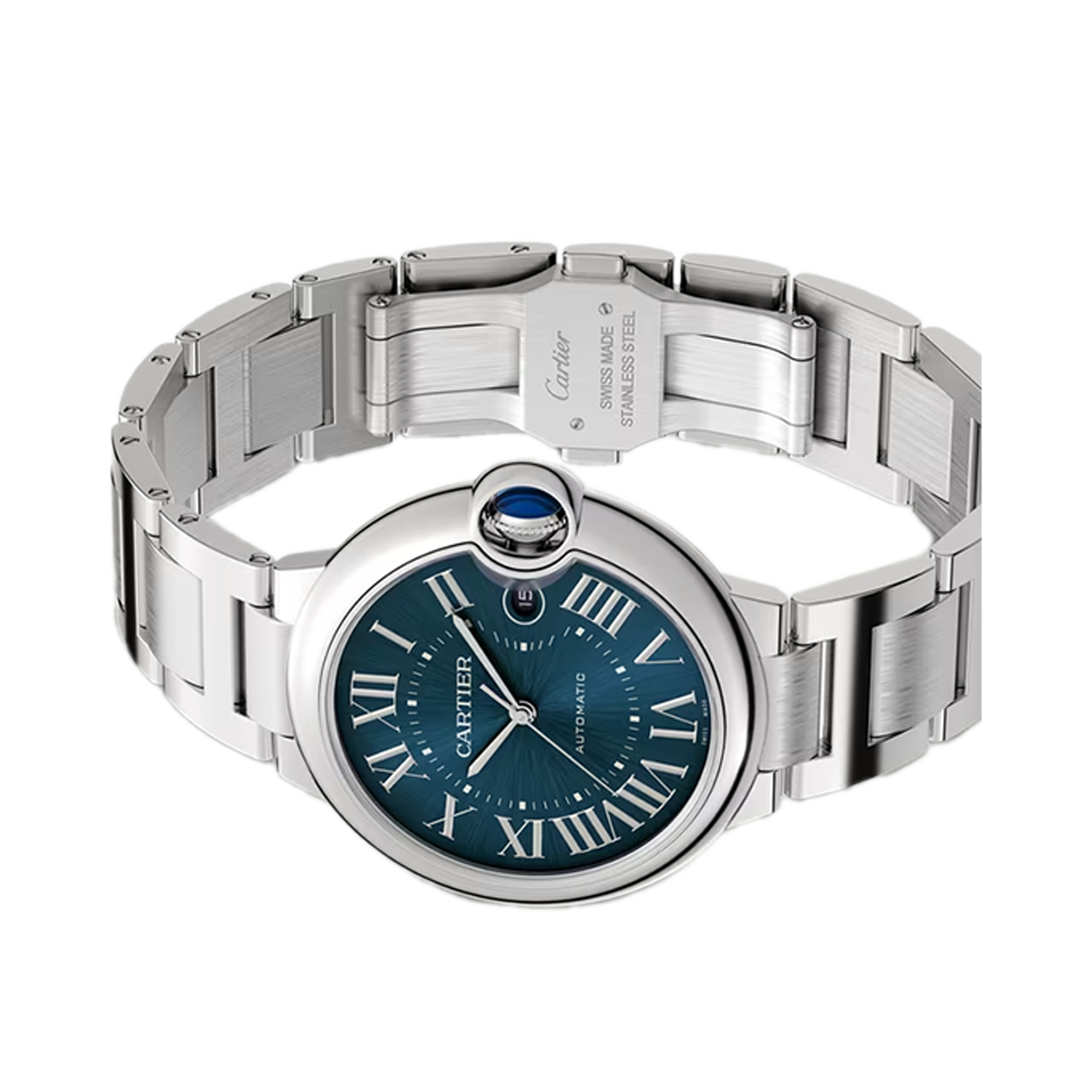 Cartier Ballon Bleu de Cartier 40mm, Blue Dial, Roman Numerals_5