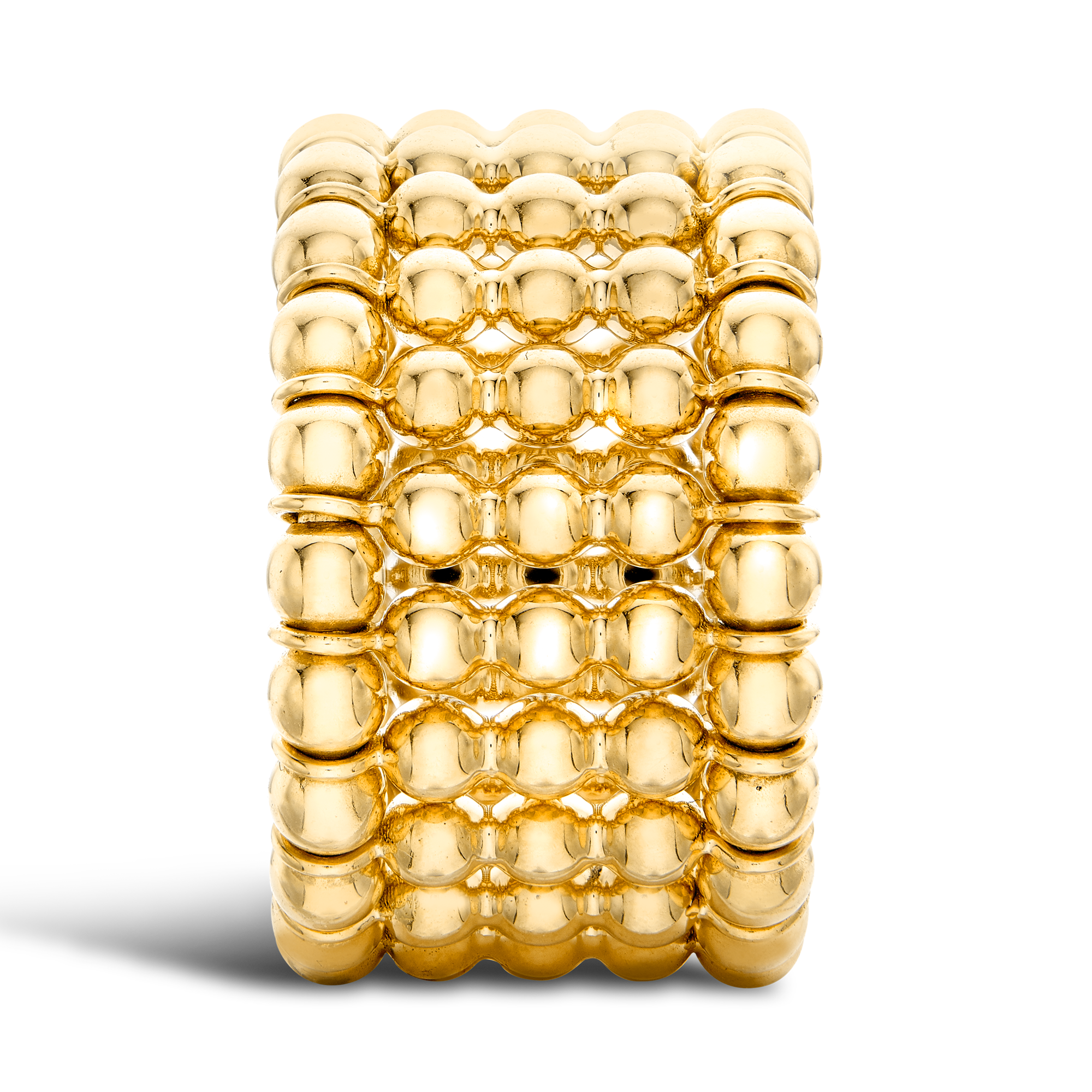 Bohemia Expandable Three Row Ring _4