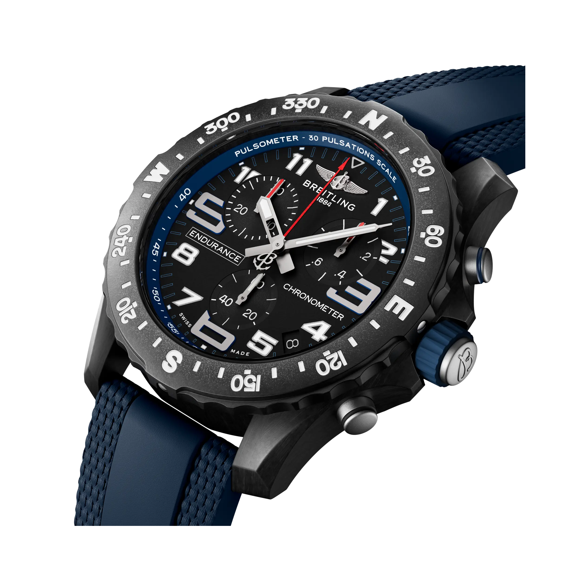 Breitling  Endurance Pro 44mm, Blue Dial, Arabic Numerals_2
