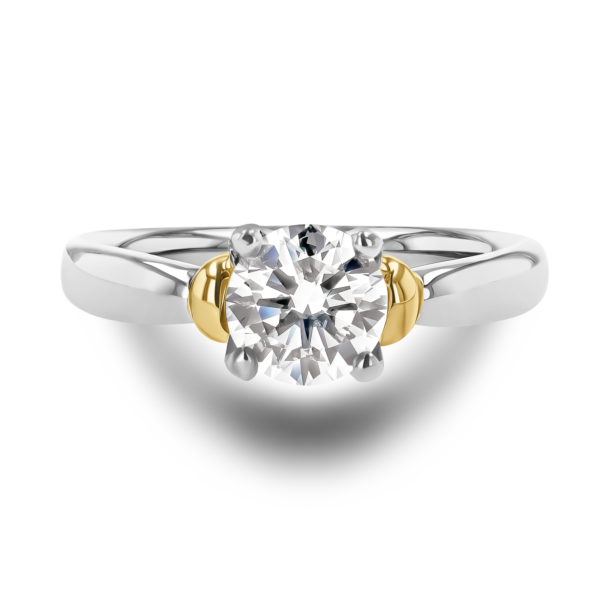 Empire 1.01ct Diamond Solitaire Ring Brilliant cut, Claw set_2