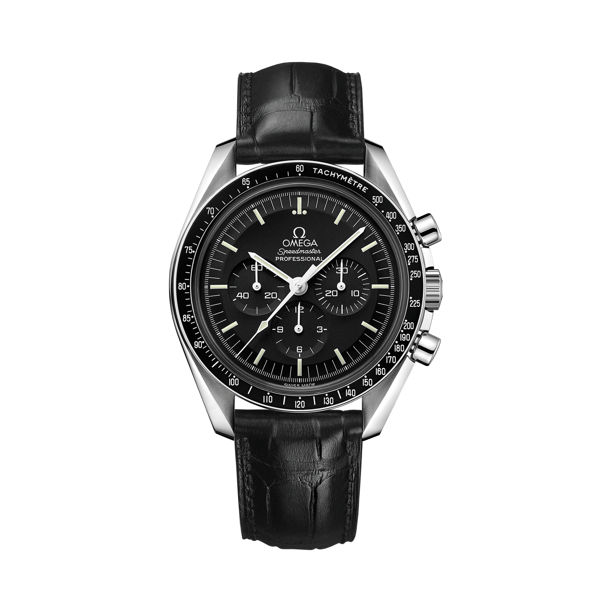 OMEGA Speedmaster Moonwatch 42mm, Black Dial, Baton Numerals_1