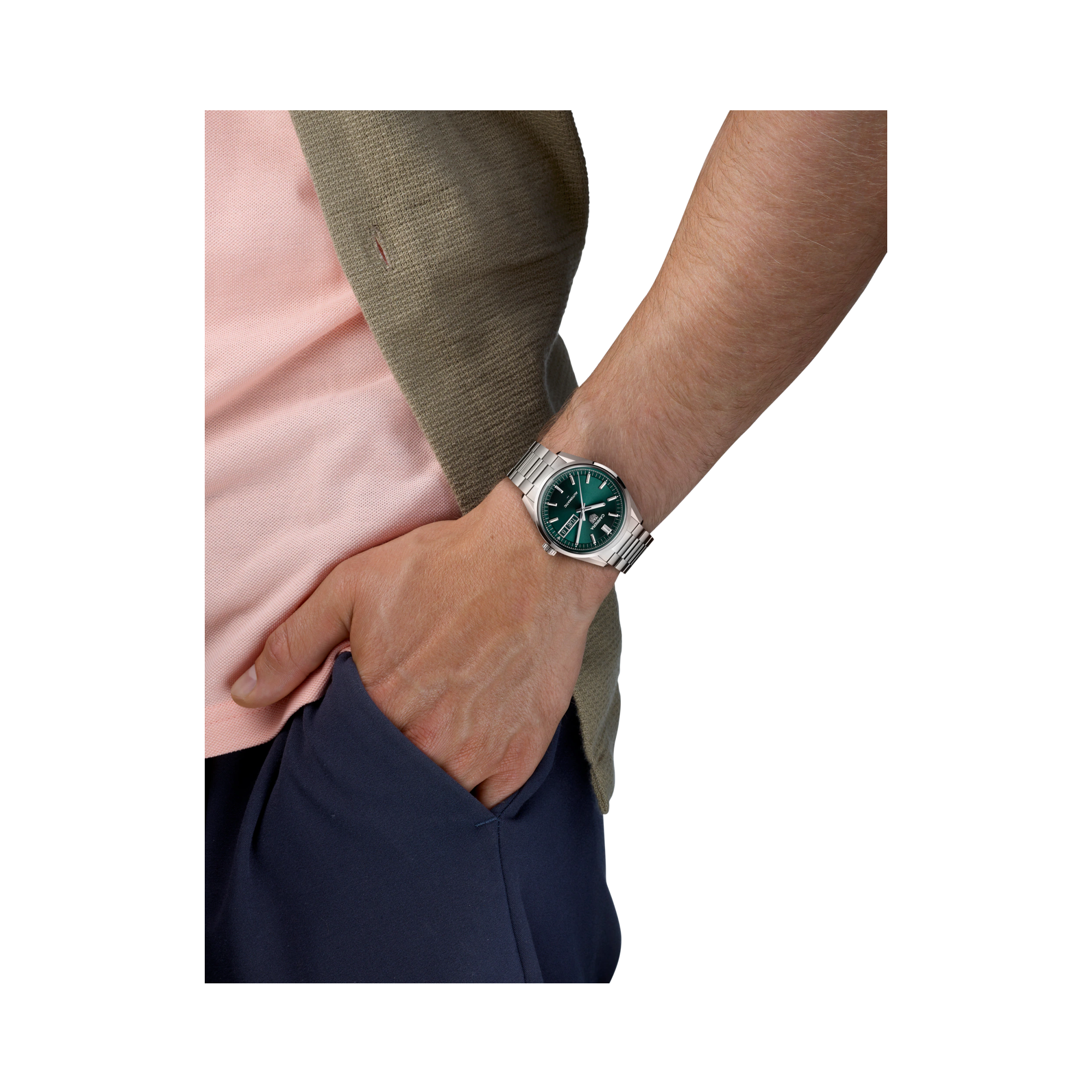 Tag Heuer Carrera Day-Date 41mm, Green Dial, Baton Numerals_10