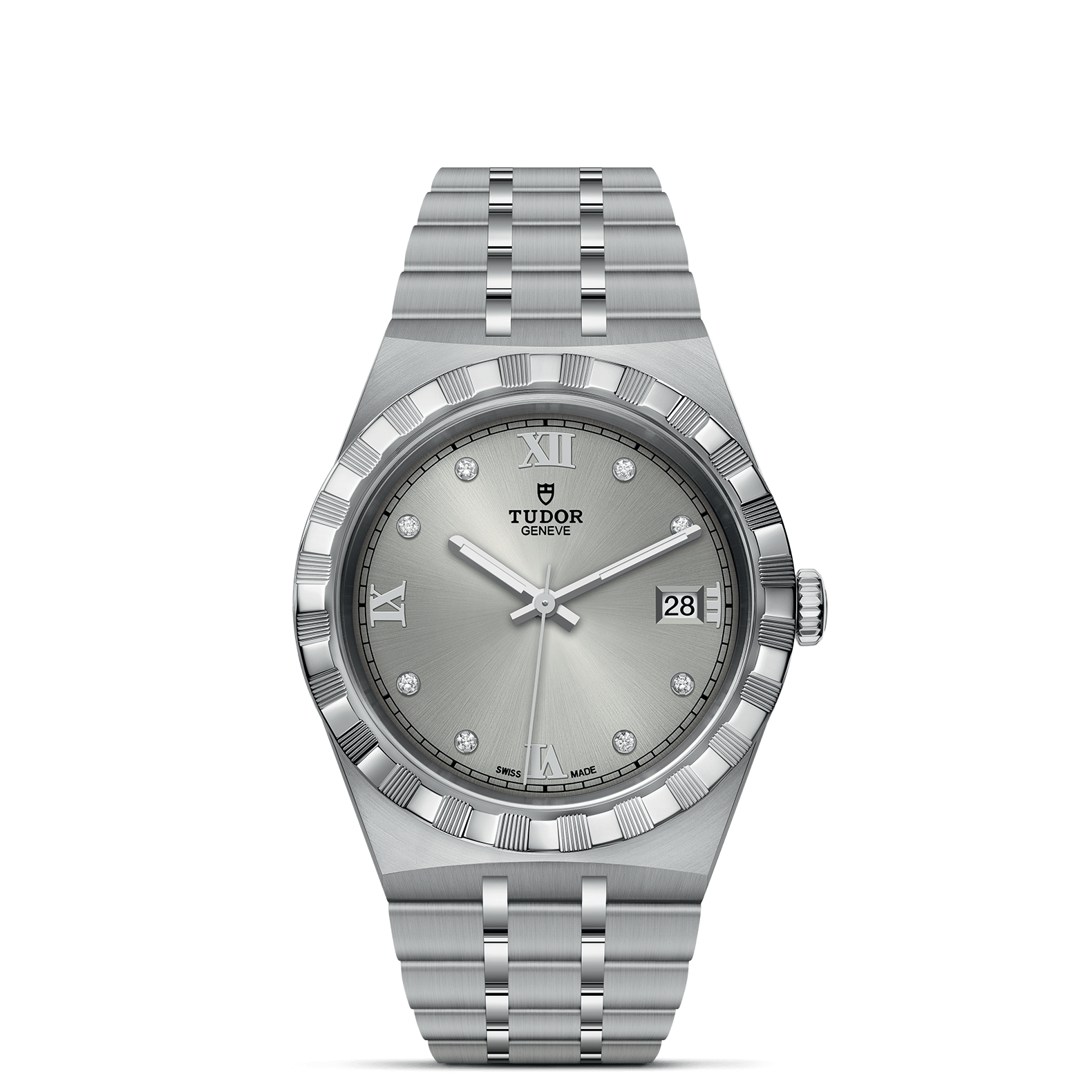 Tudor Royal 38mm. Silver Dial. Diamond Numerals_1