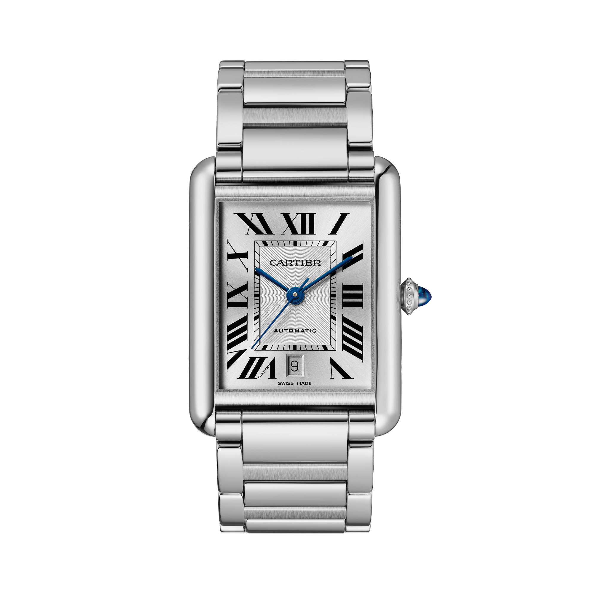 Cartier Tank Must 41mm, Silver Dial, Roman Numerals_1