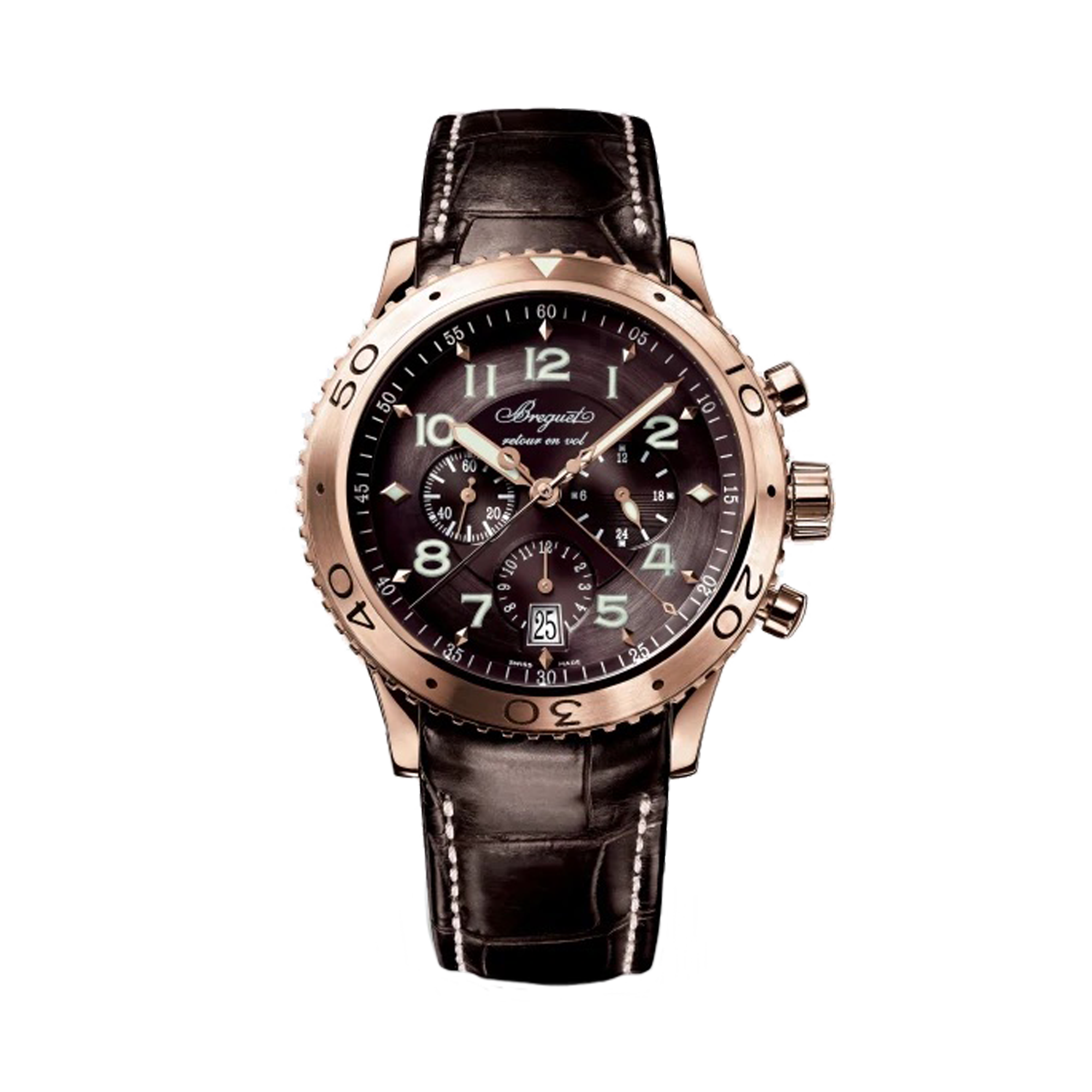 Breguet Watch XXI 42mm, Brown Dial, Arabic Numerals_1