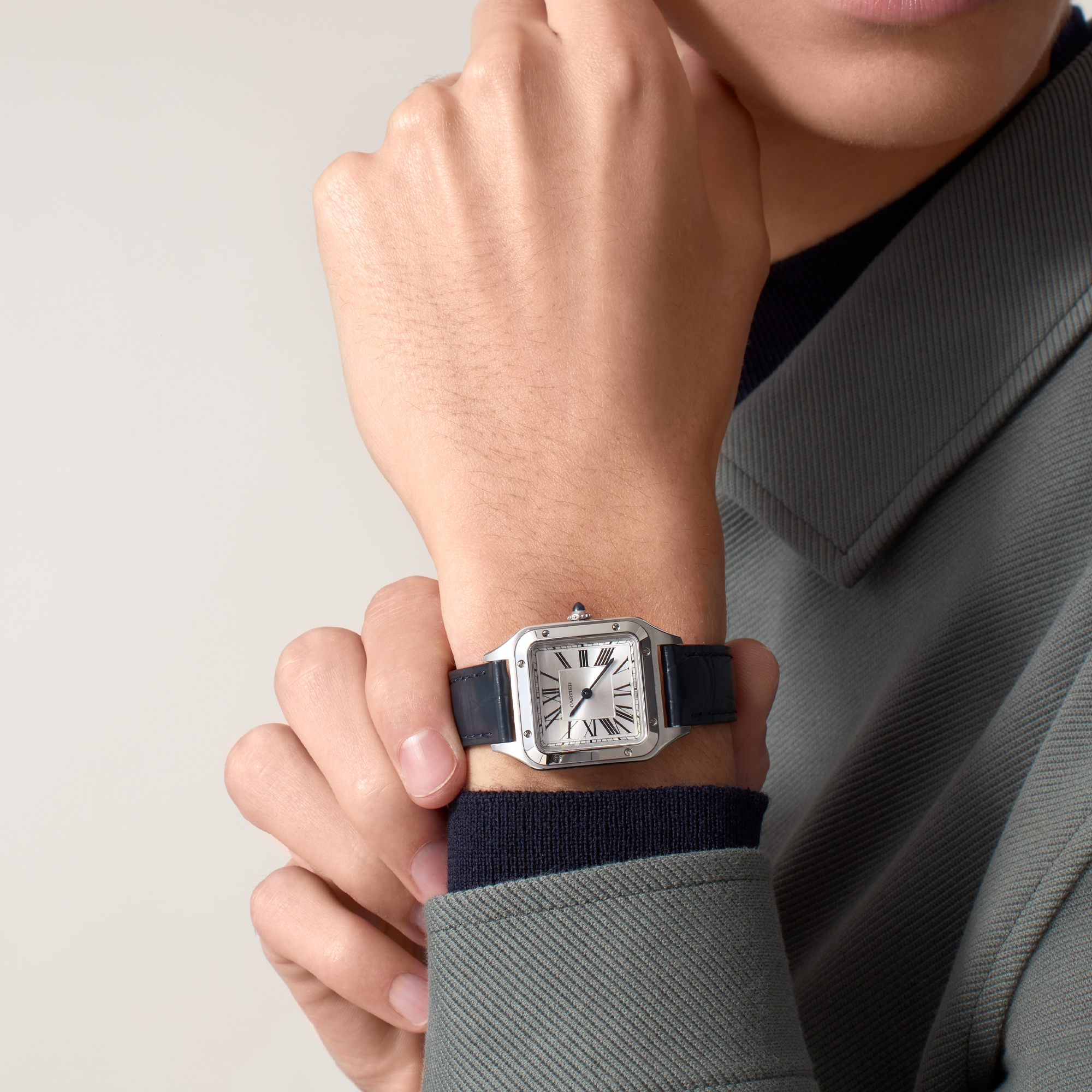 Cartier Santos-Dumont Small, Silver Dial, Roman Numerals_11