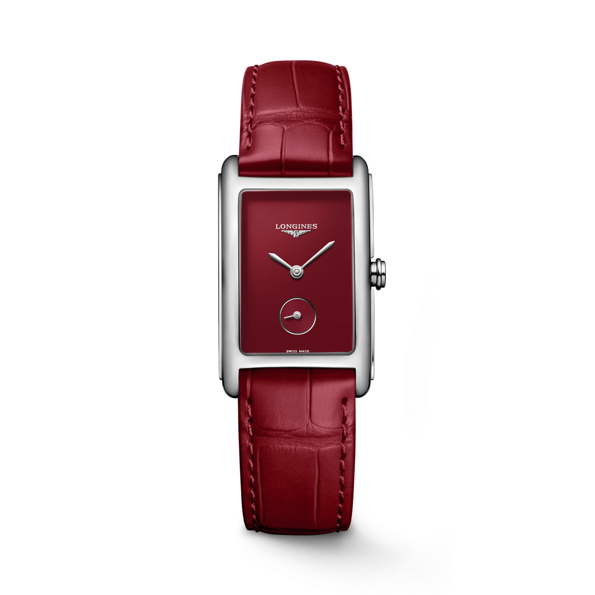 Longines DolceVita 23.3mm, Red Dial, N/A Numerals_1