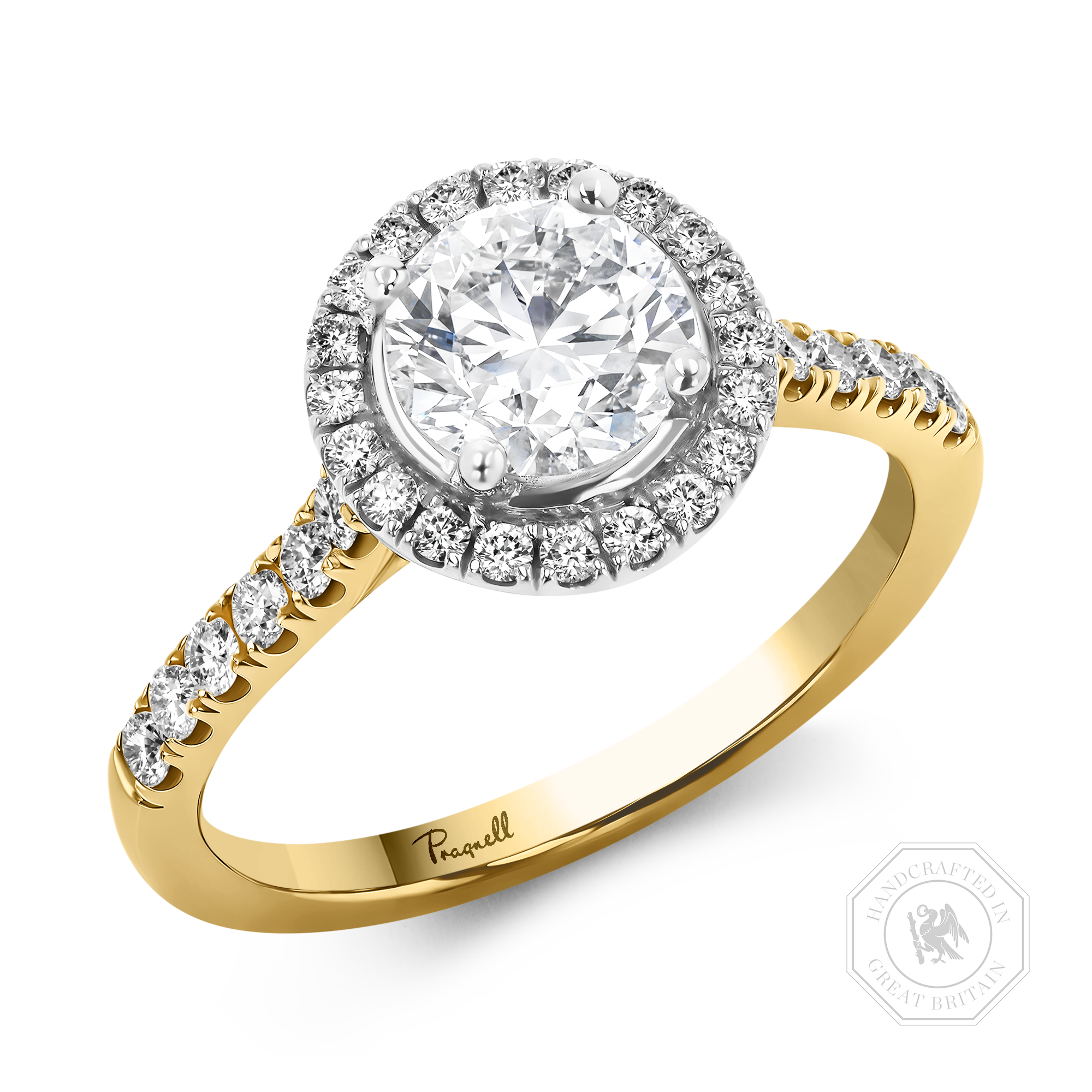 Celestial 0.40ct Brilliant Cut Diamond Cluster Ring Brilliant cut, Claw set_1