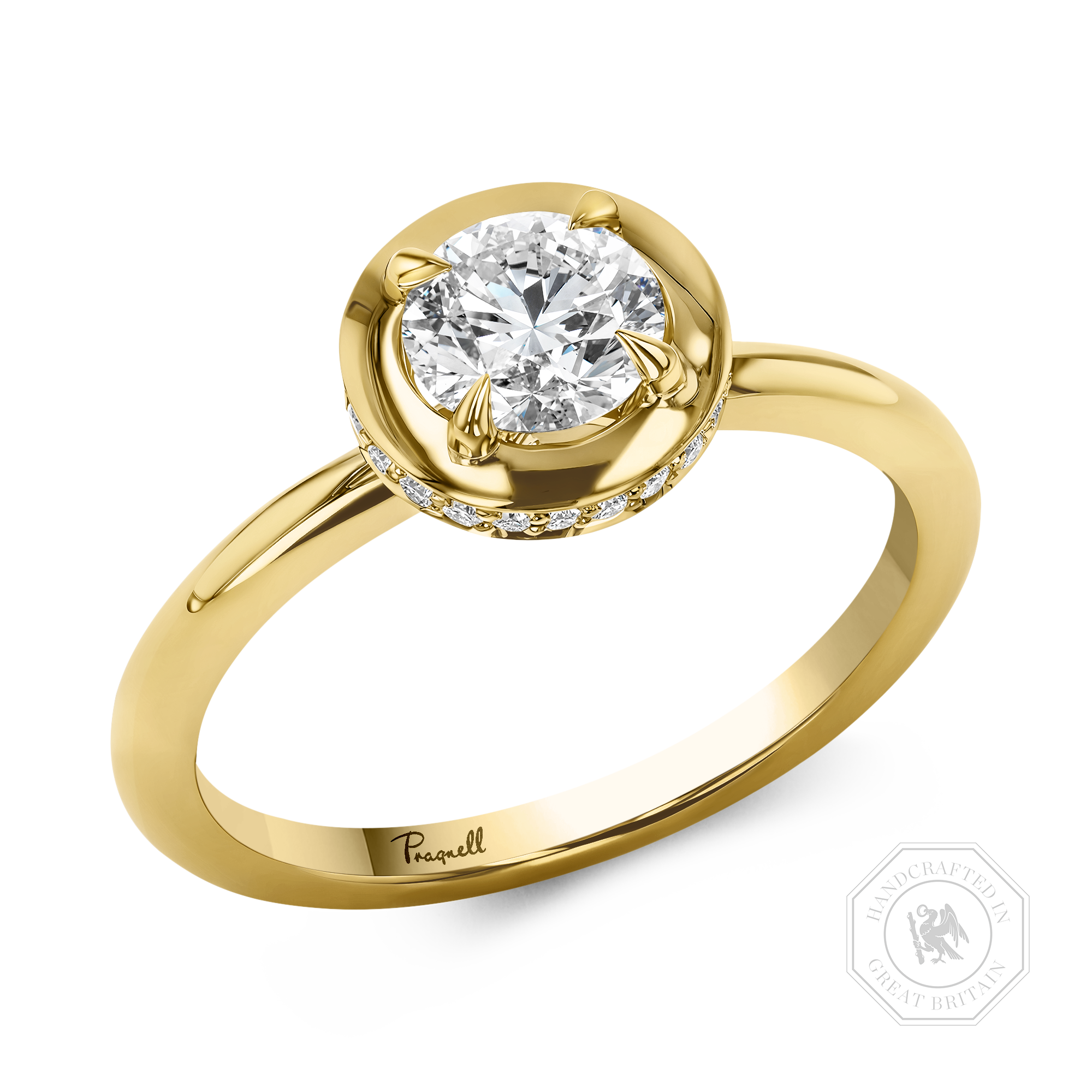 Skimming Stone 0.71ct Brilliant Cut Diamond Ring Brilliant cut, Claw set_1