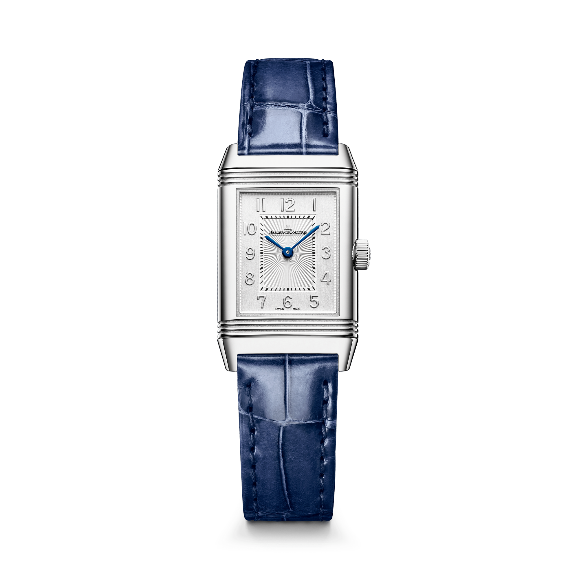 Jaeger-LeCoultre Reverso Classic Small Duetto 21mm, Silvered-grey 
Dial, Arabic Numerals_1