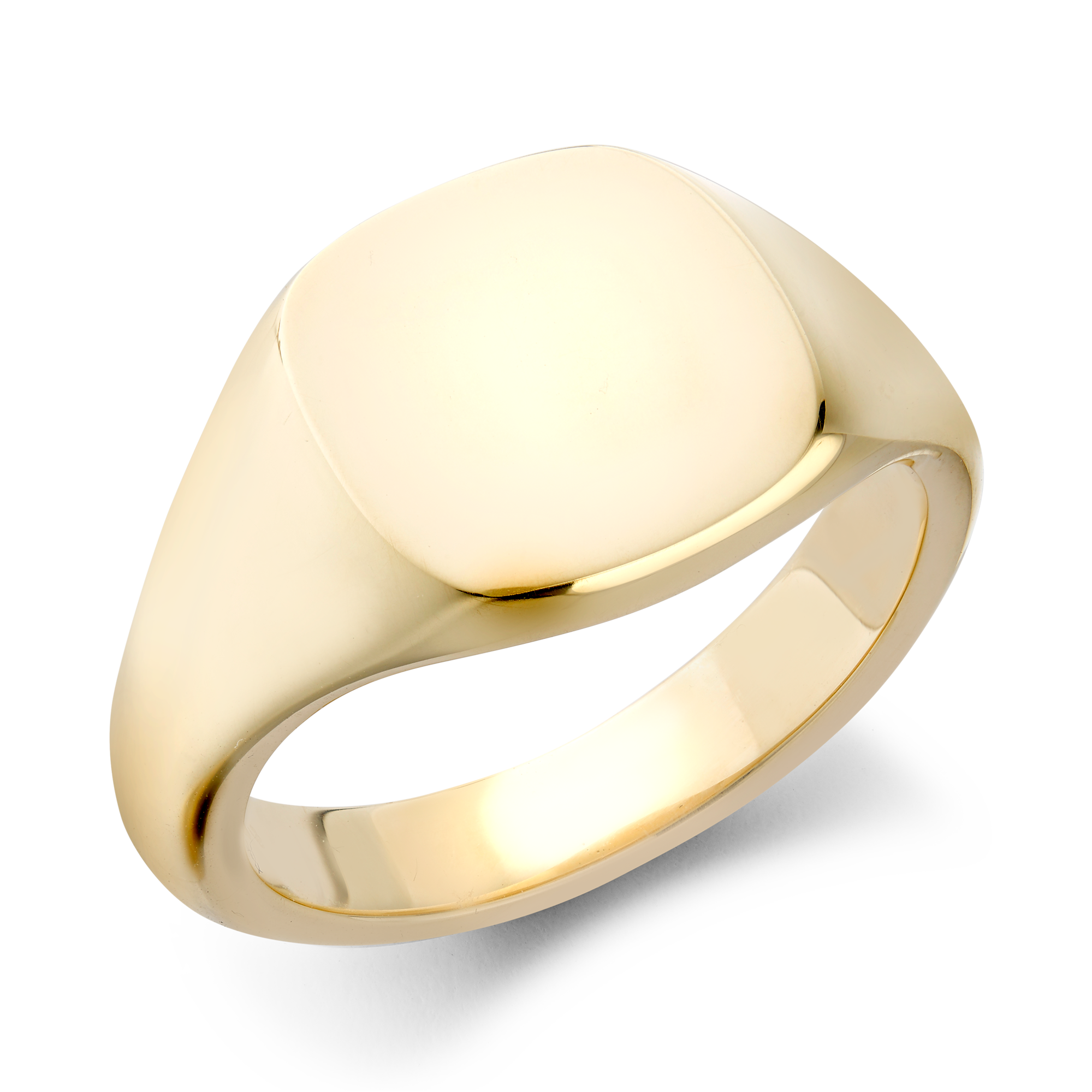 Plain Cushion Signet Ring _1