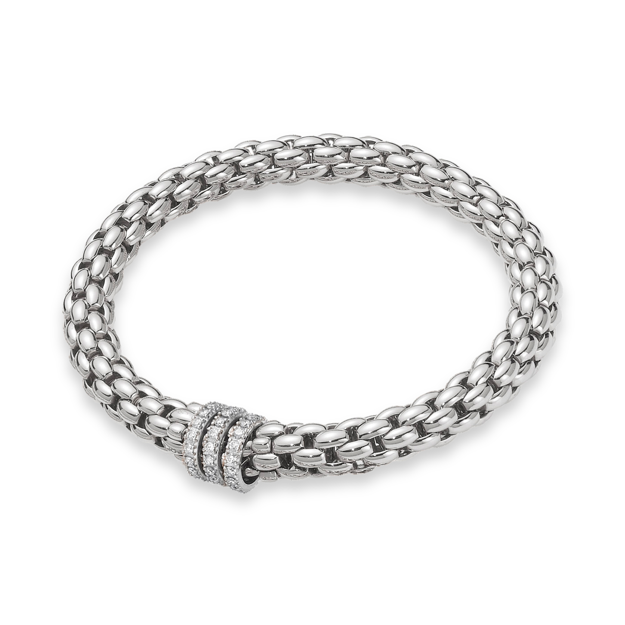 Fope Nine Diamond Bracelet Brilliant Cut, Grain Set_1