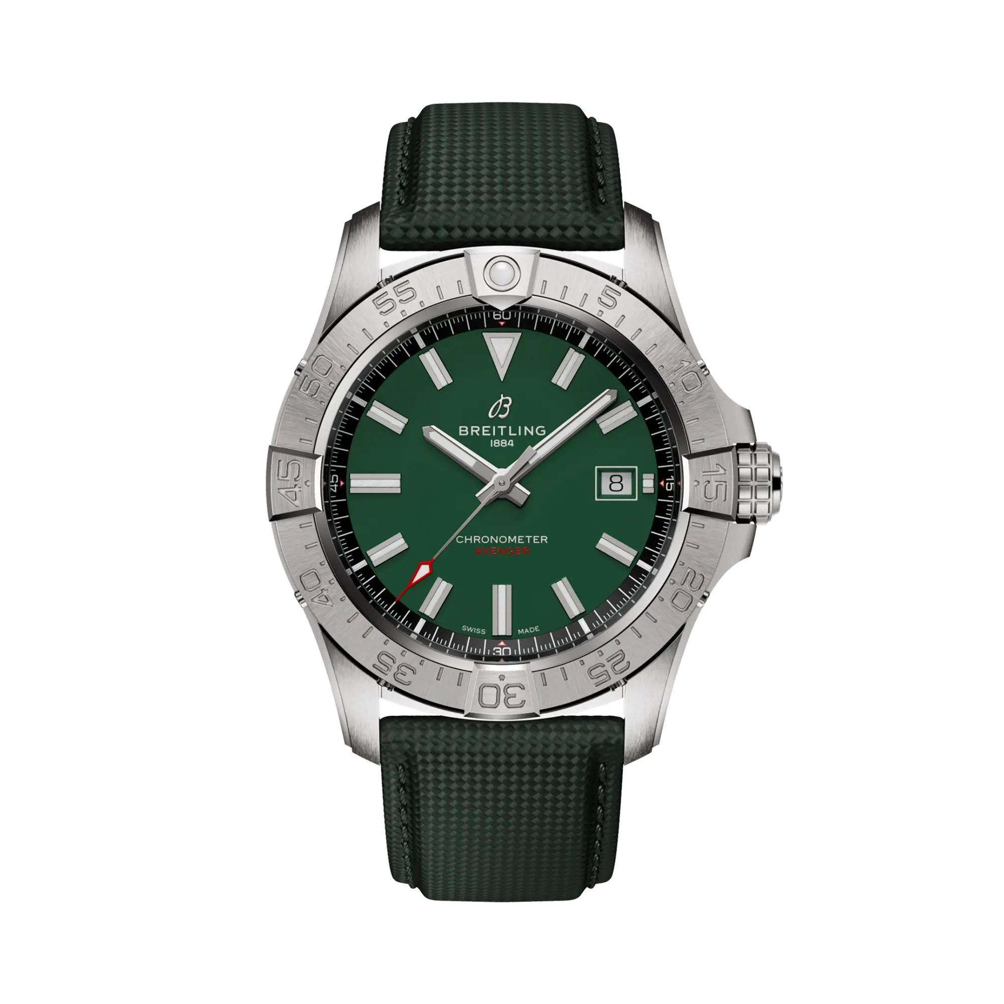 Breitling Avenger 42mm, Green Dial, Baton Numerals_1