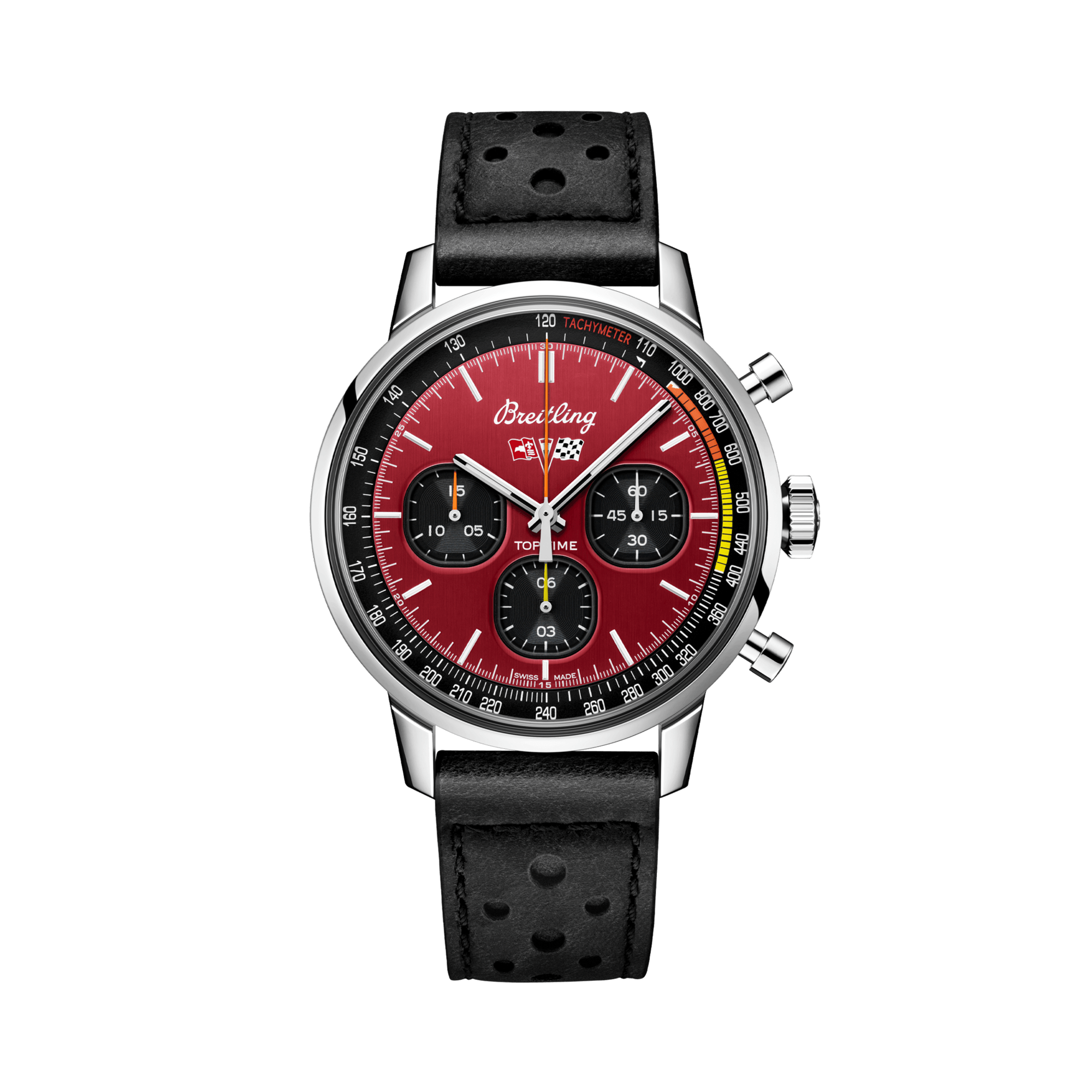 Breitling Top Time Chevrolet Corvette 42mm, Red Dial, Baton Numeral_1