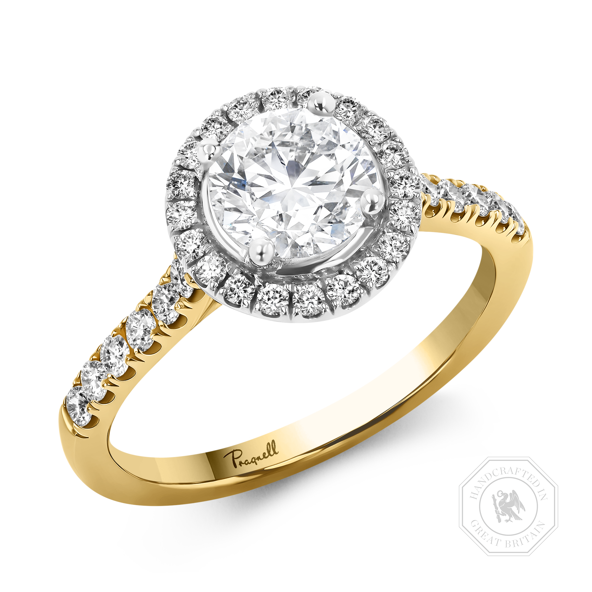 Celestial 0.40ct Brilliant Cut Diamond Cluster Ring Brilliant cut, Claw set_1