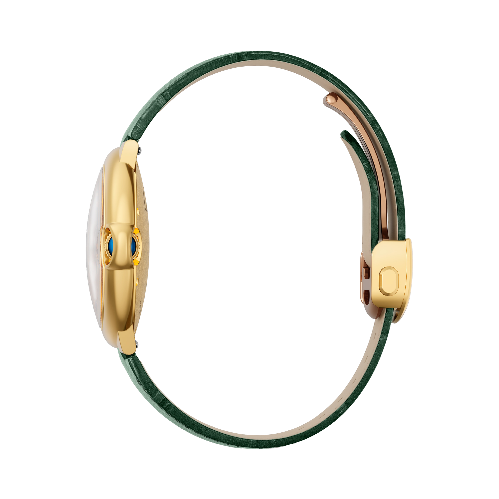 Cartier Ballon Bleu 40mm, Green Dial, Roman Numerals_3