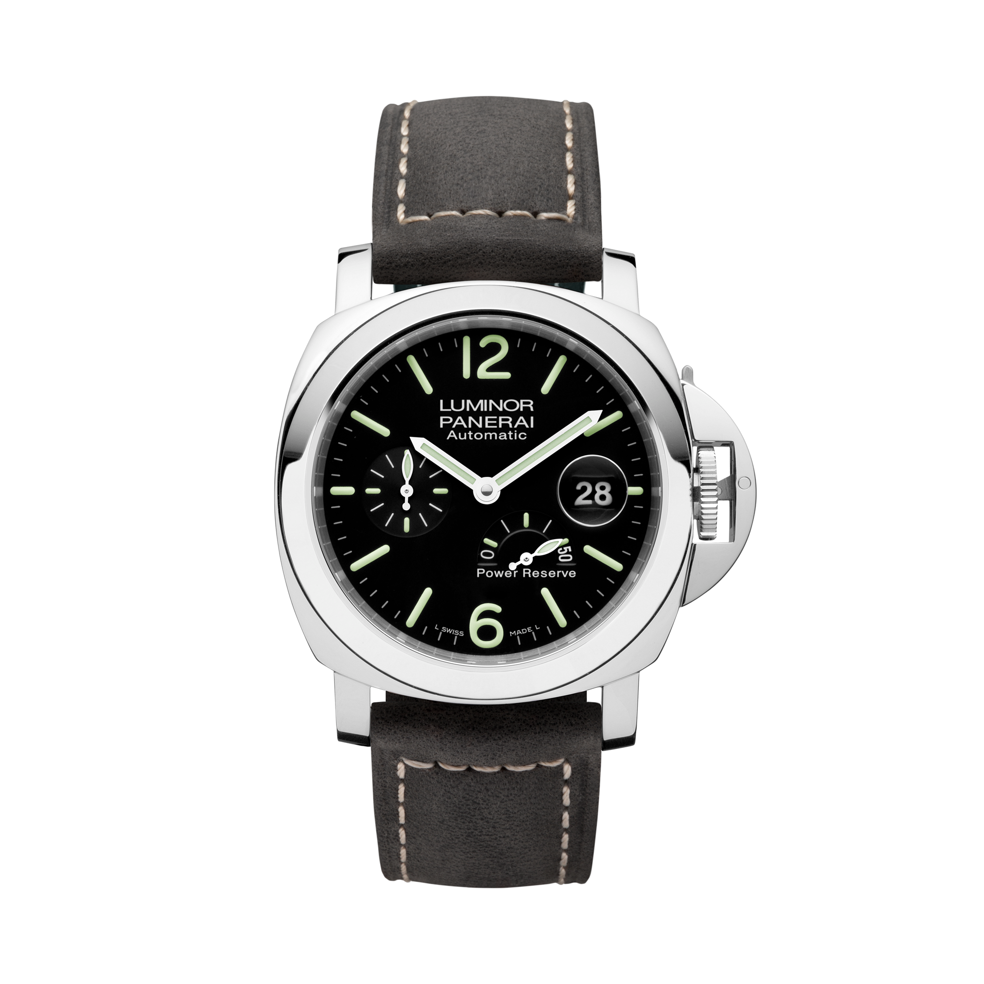 Luminor Power Reserve - 44mm Black Dial, Arabic/Baton Numerals_1