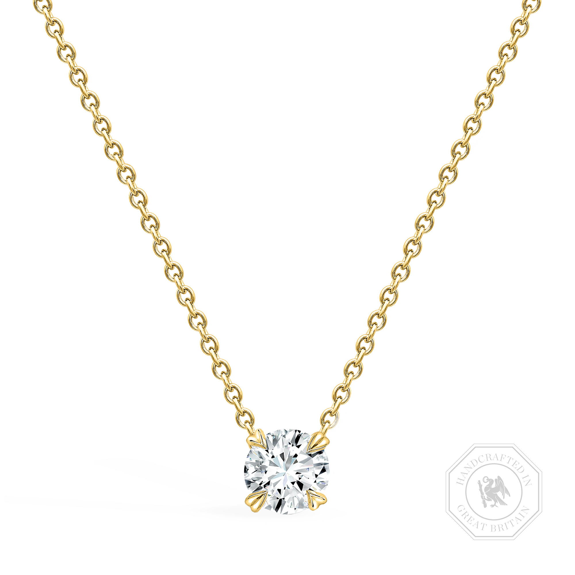 Windsor Diamond Pendant Brilliant cut, Claw set_1