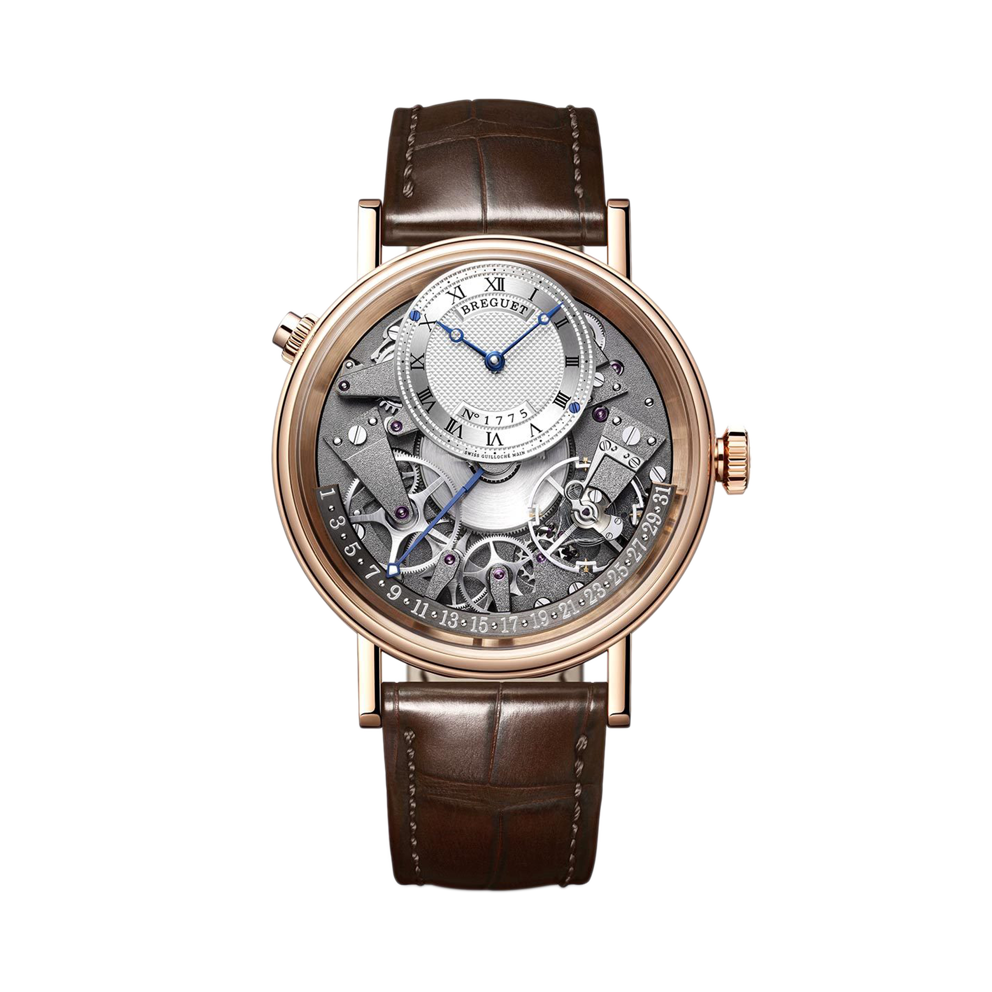 Breguet Tradition Quantième Rétrograde 30mm, Silver Dial, Roman Numerals_1