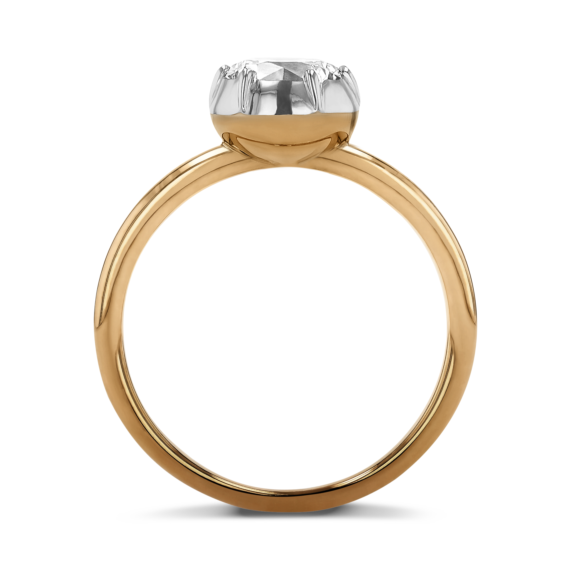 Georgian Setting 1.36ct Diamond Solitaire Ring Brilliant cut, Claw set_3