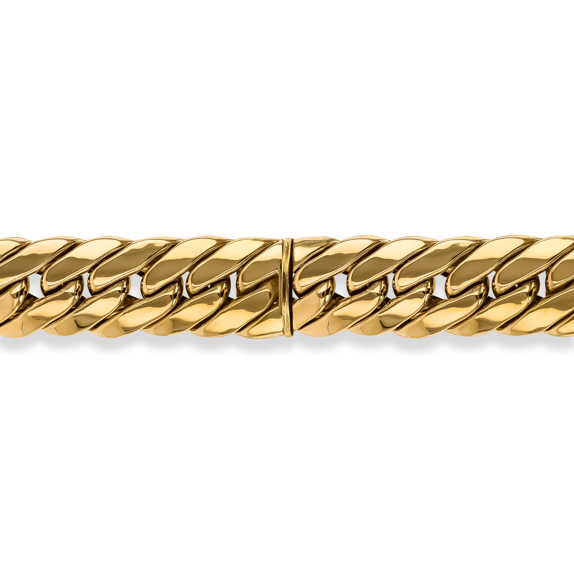 Retro Curb Link Necklace _3