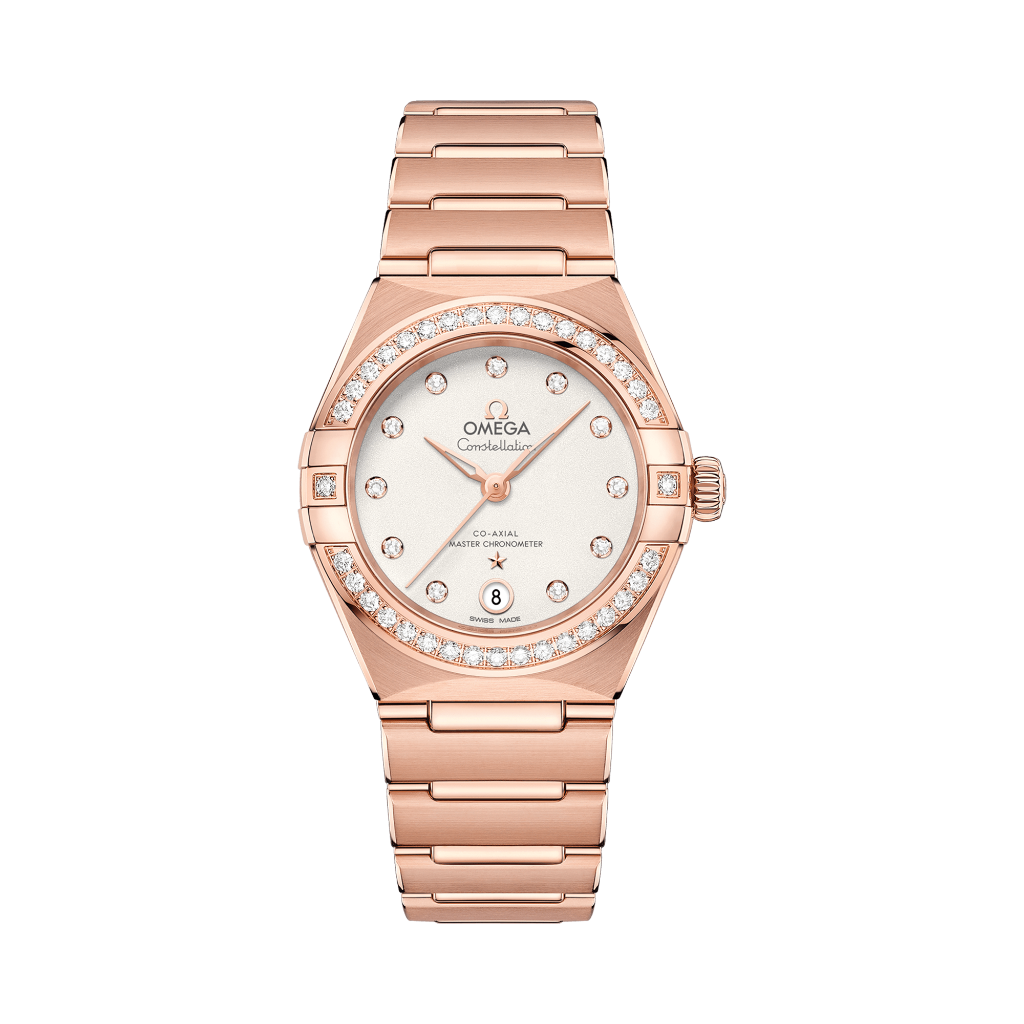 OMEGA Constellation 29mm, Silver dial, Diamond numerals_1