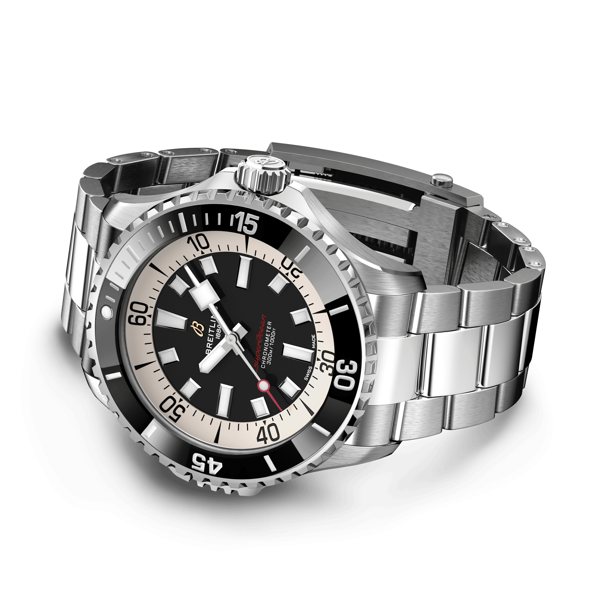 Breitling Superocean Automatic 46 46mm, Black Dial, Arabic & Baton Numerals_4