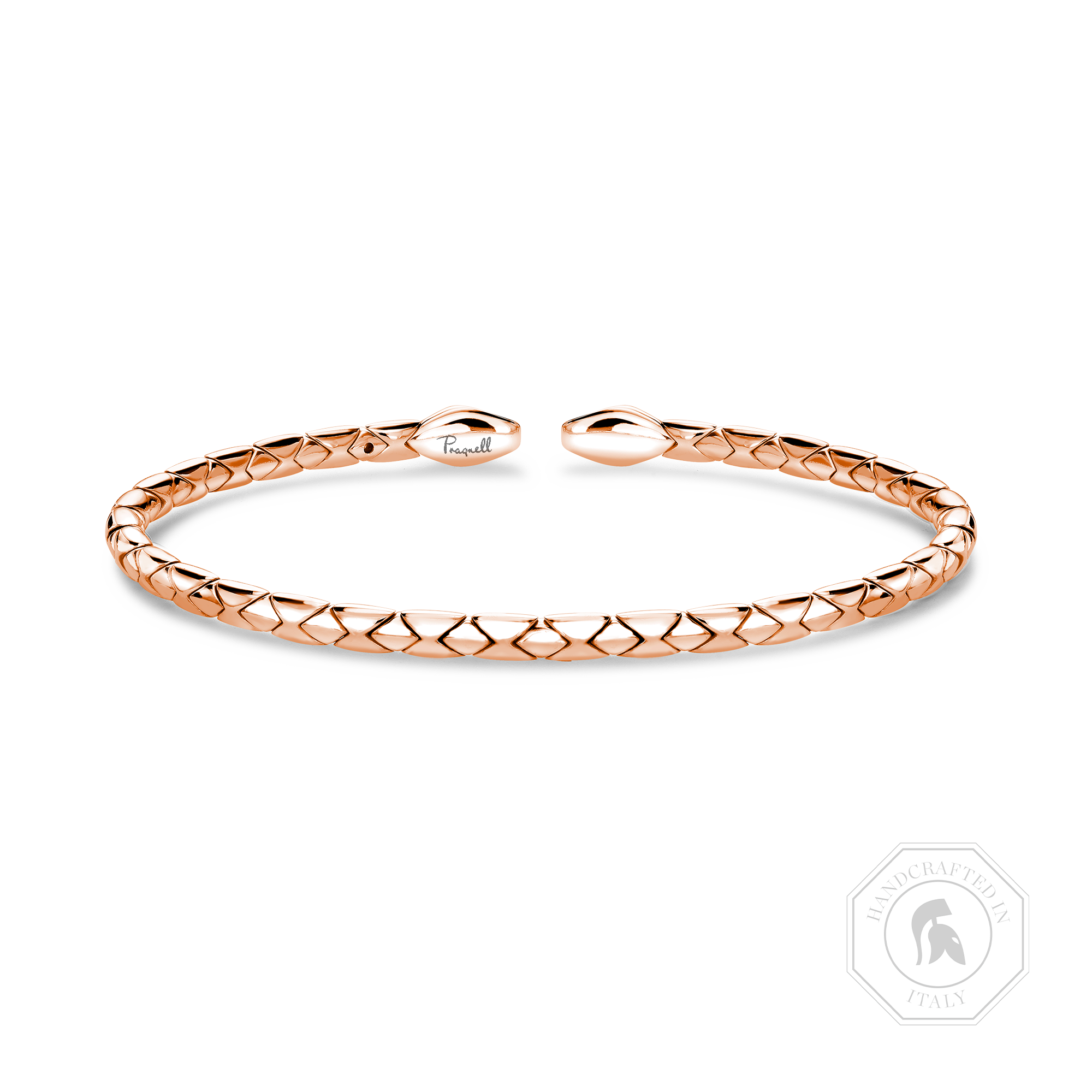 Groove Diamond Textured Bangle Brilliant Cut, Set_1
