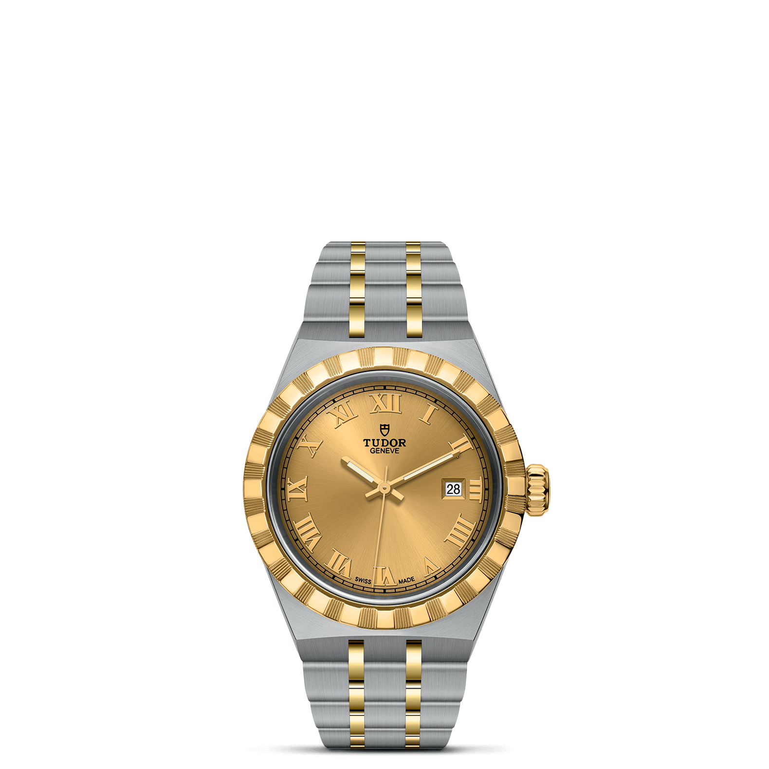 Tudor Royal 28mm. Champagne Dial. Roman Numerals_1