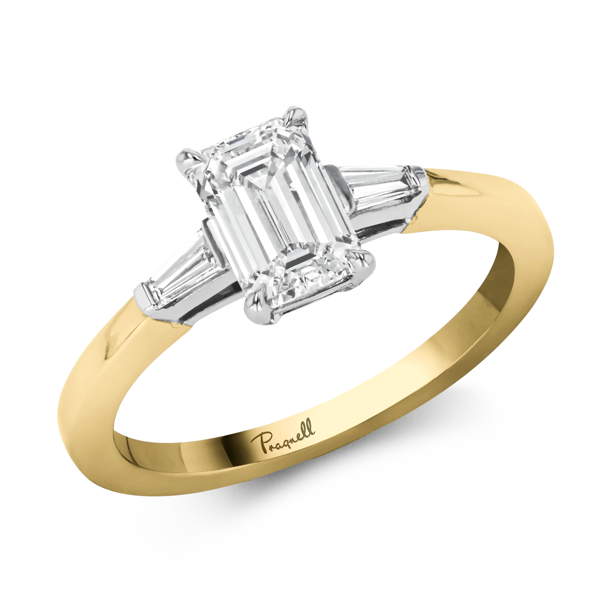 Regency 2.01ct Emerald Cut Diamond Ring Emerald Cut, Claw Set_1