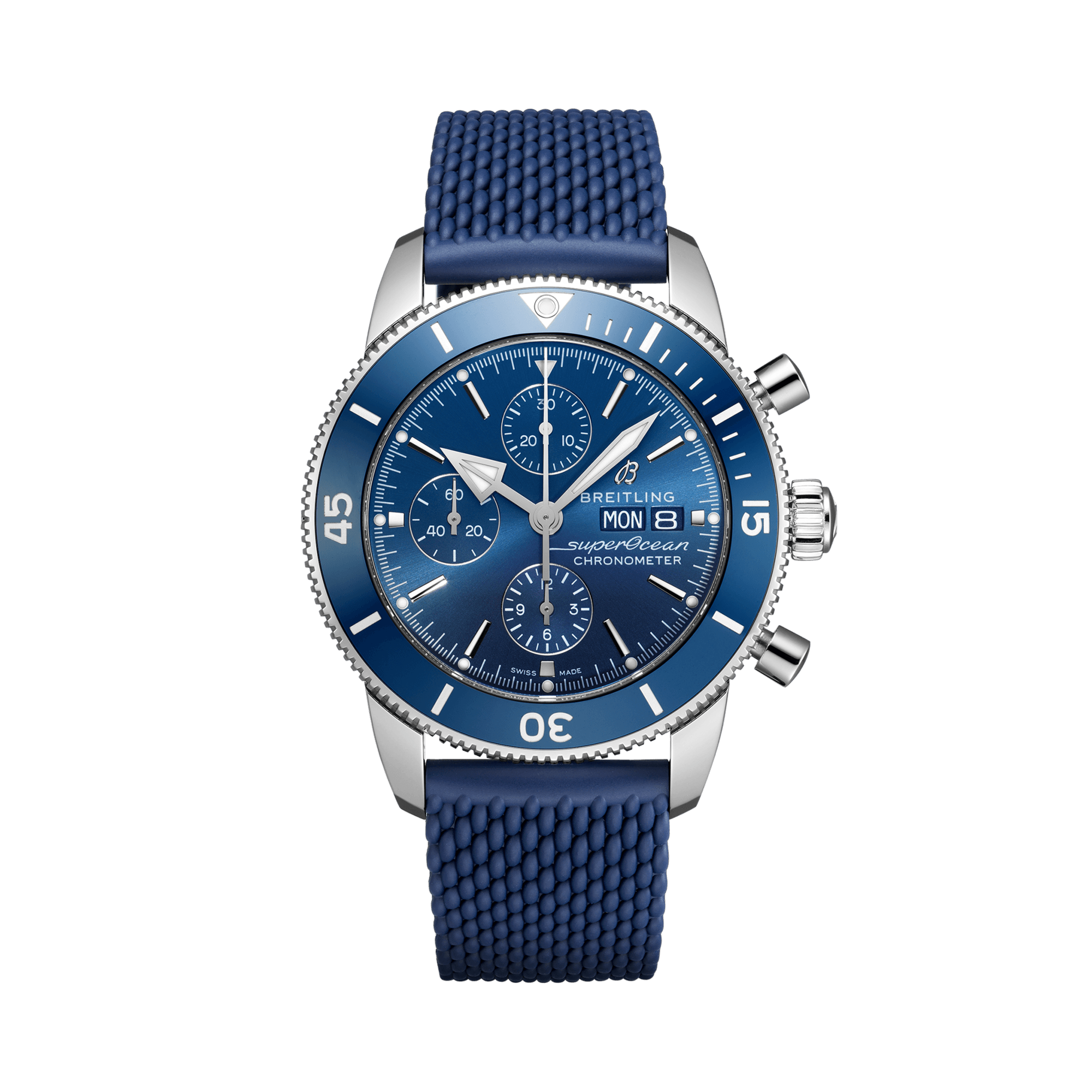 Breitling Superocean Heritage II 44mm, Blue Dial, Baton Numeral_1