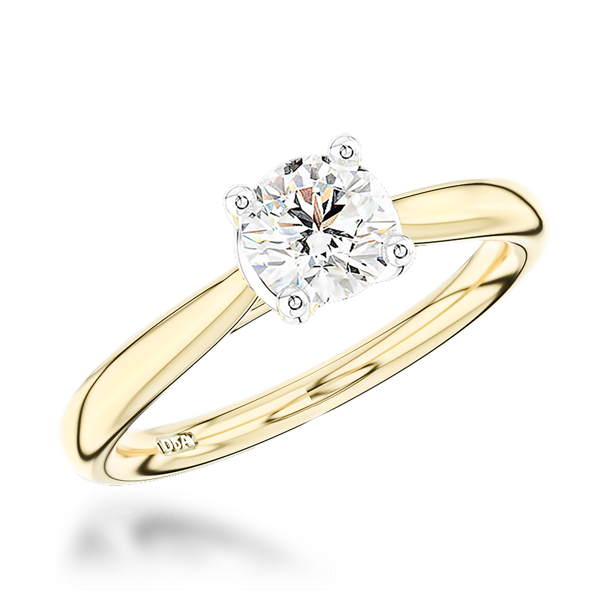 Gaia 0.60ct Diamond Solitaire Ring Brilliant cut, Claw set_1