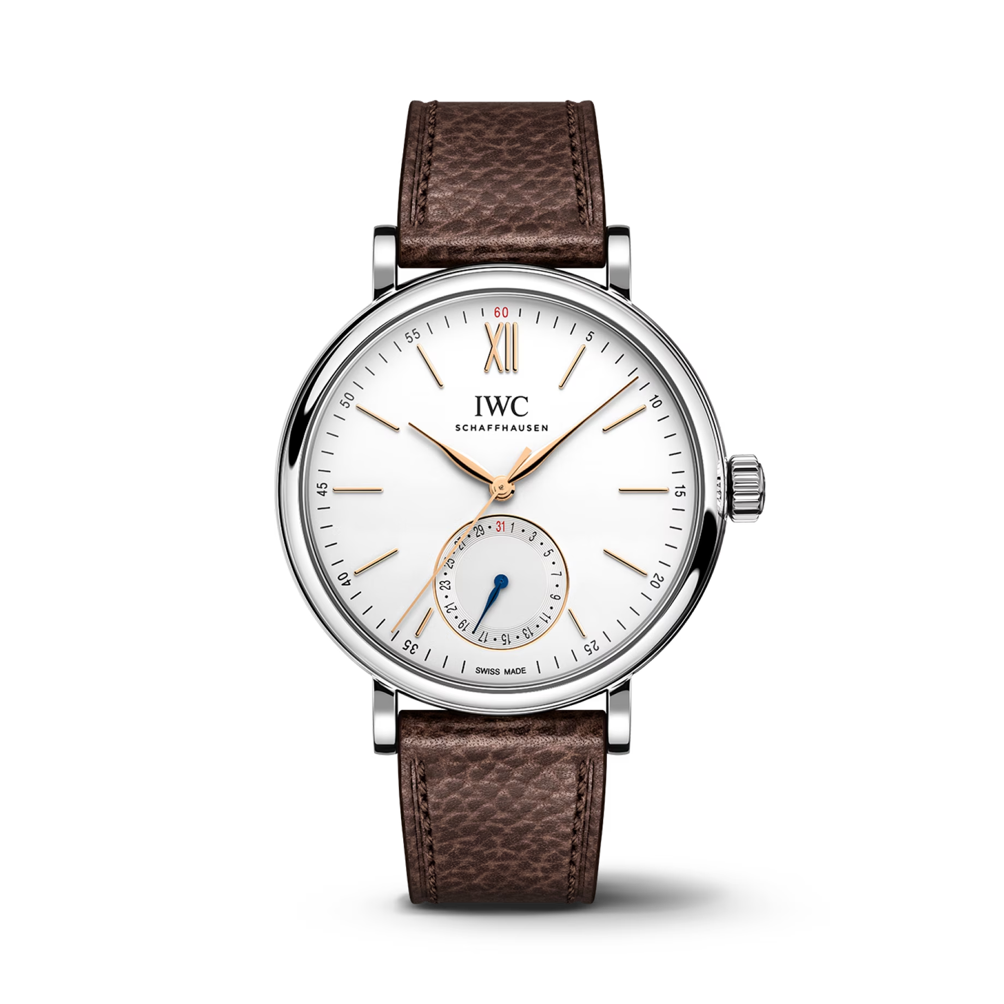 IWC Portofino Pointer Date 39mm, White Dial, Baton Numerals_1