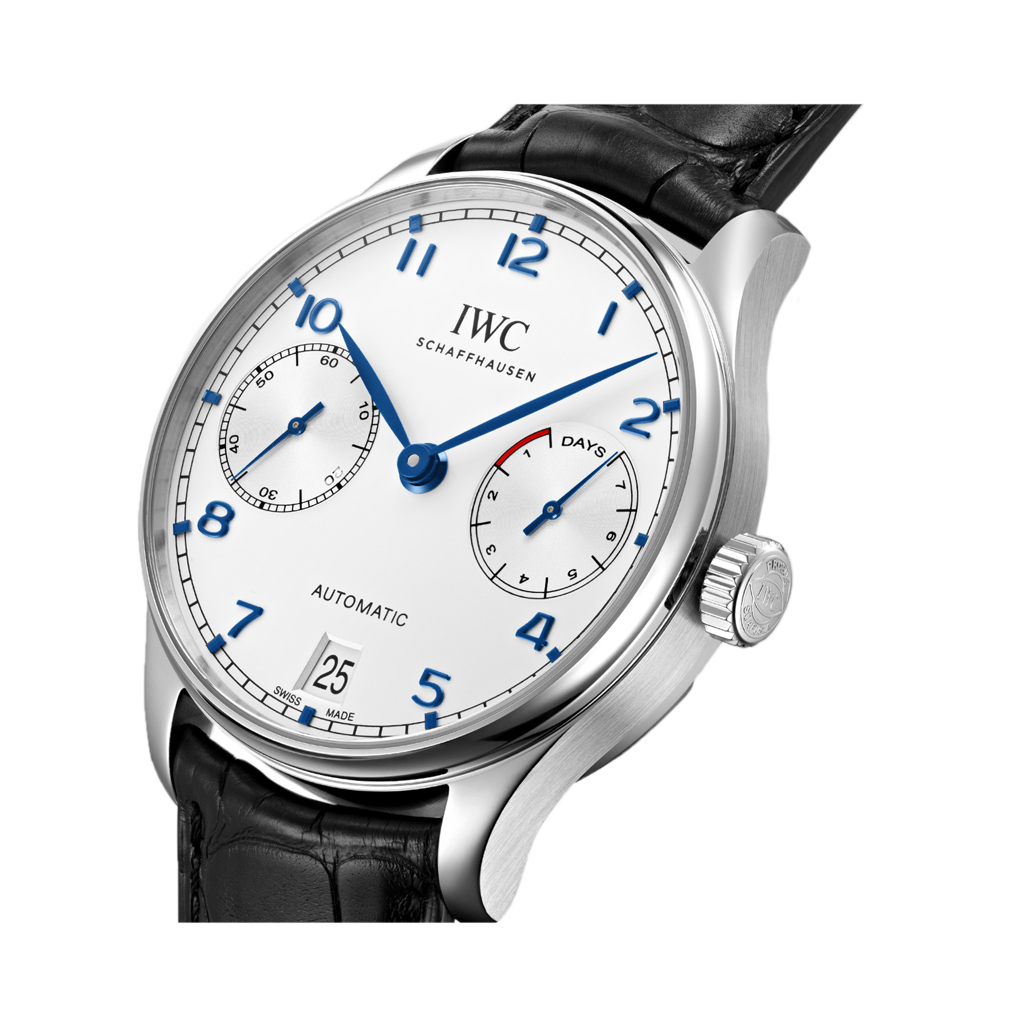 IWC Portugieser Automatic 42.3mm, Silver Dial, Arabic Numerals_3