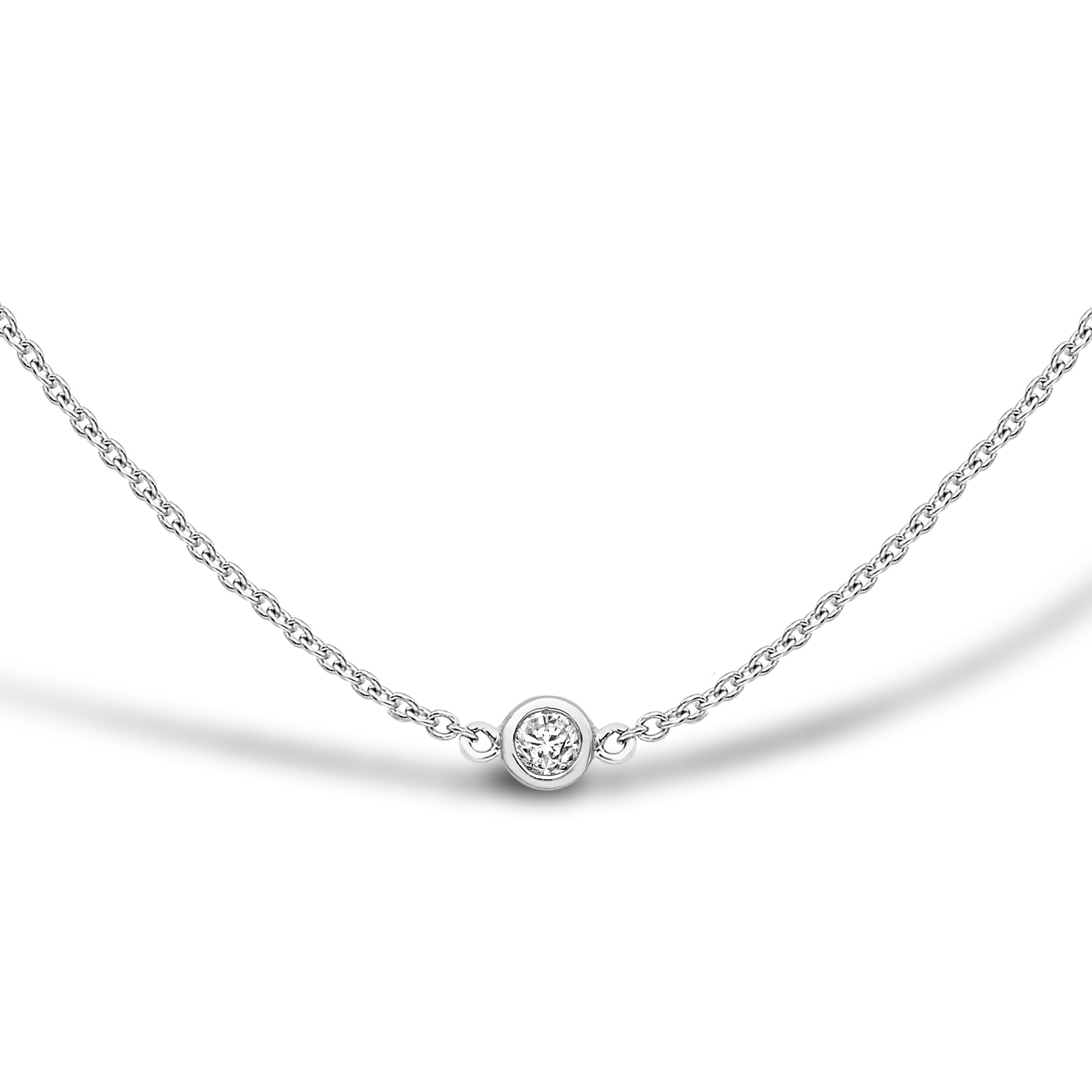 Sundance Diamond Necklace Brilliant Cut, Rubover Set_2