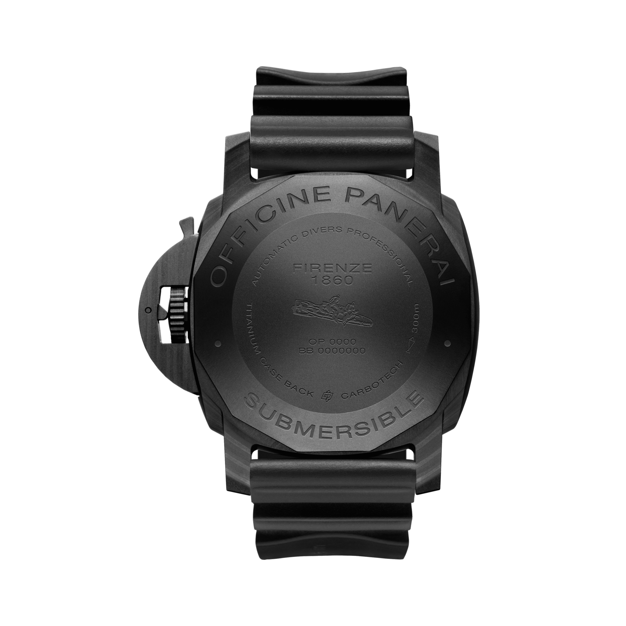 Panerai Submersible Carbotech™ - 47mm Black Dial, Baton Numerals_2