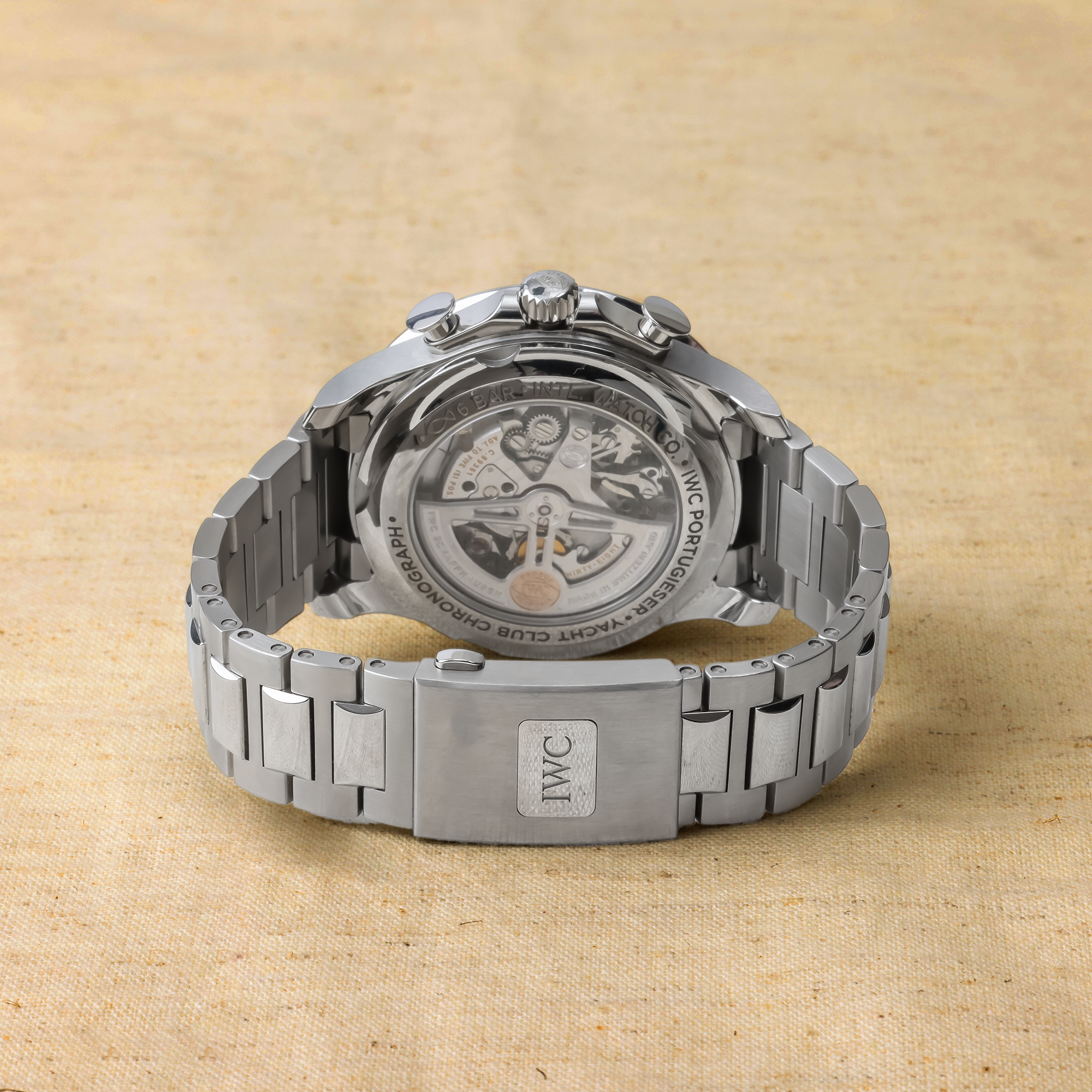 Pre-Owned IWC Portugieser Yacht Club Chronograph 44.6mm, Silver Dial, Arabic Numerals_6