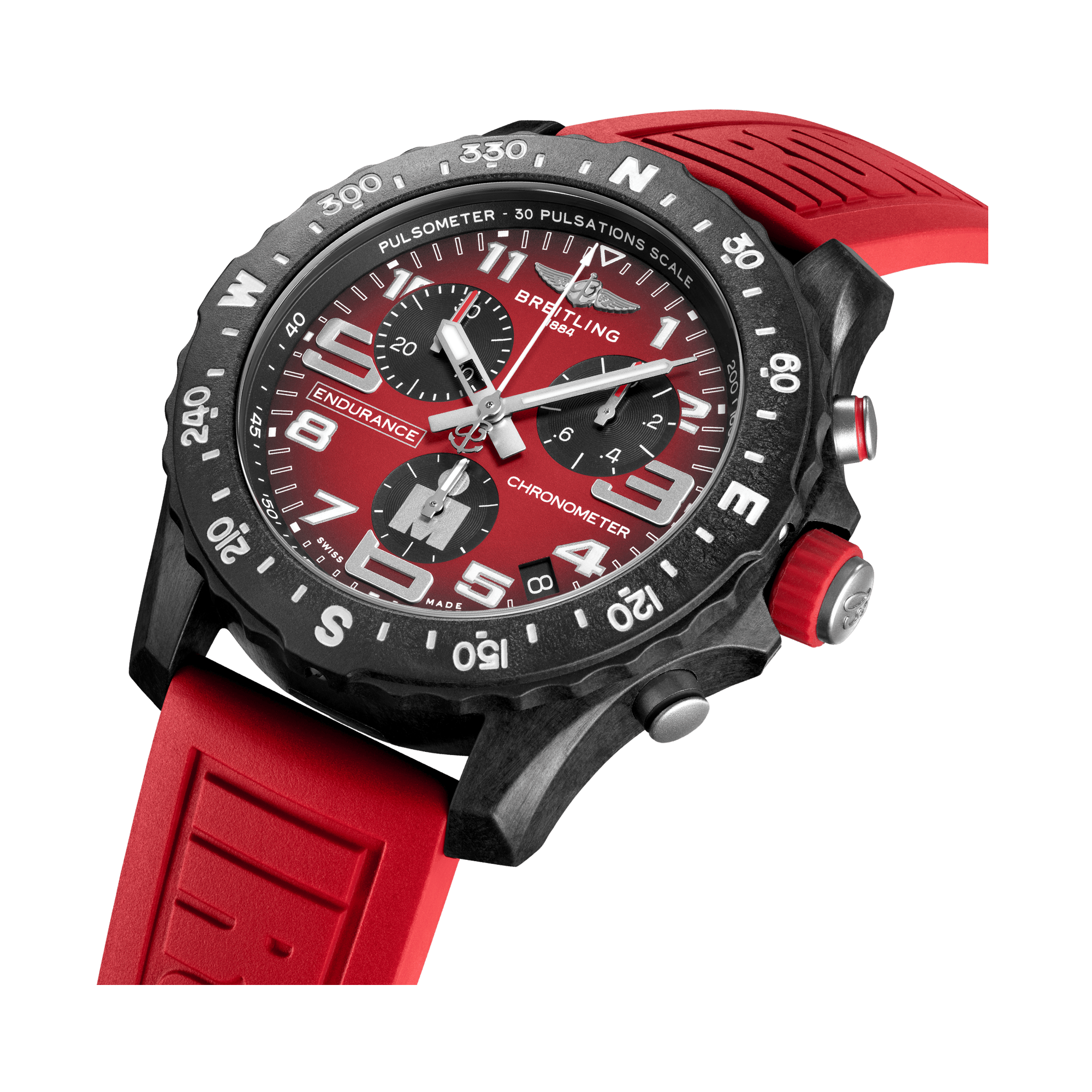 Breitling Endurance Pro Ironman 44mm, Red Dial, Arabic Markers_3